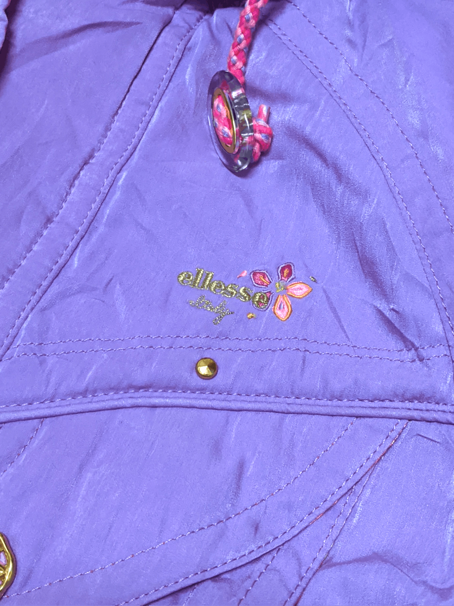 Ellesse × Goldwin × Vintage Vintage 90s Ellesse Vibrant Ski Hooded Light Jacket Size US L / EU 52-54 / 3 - 6 Thumbnail