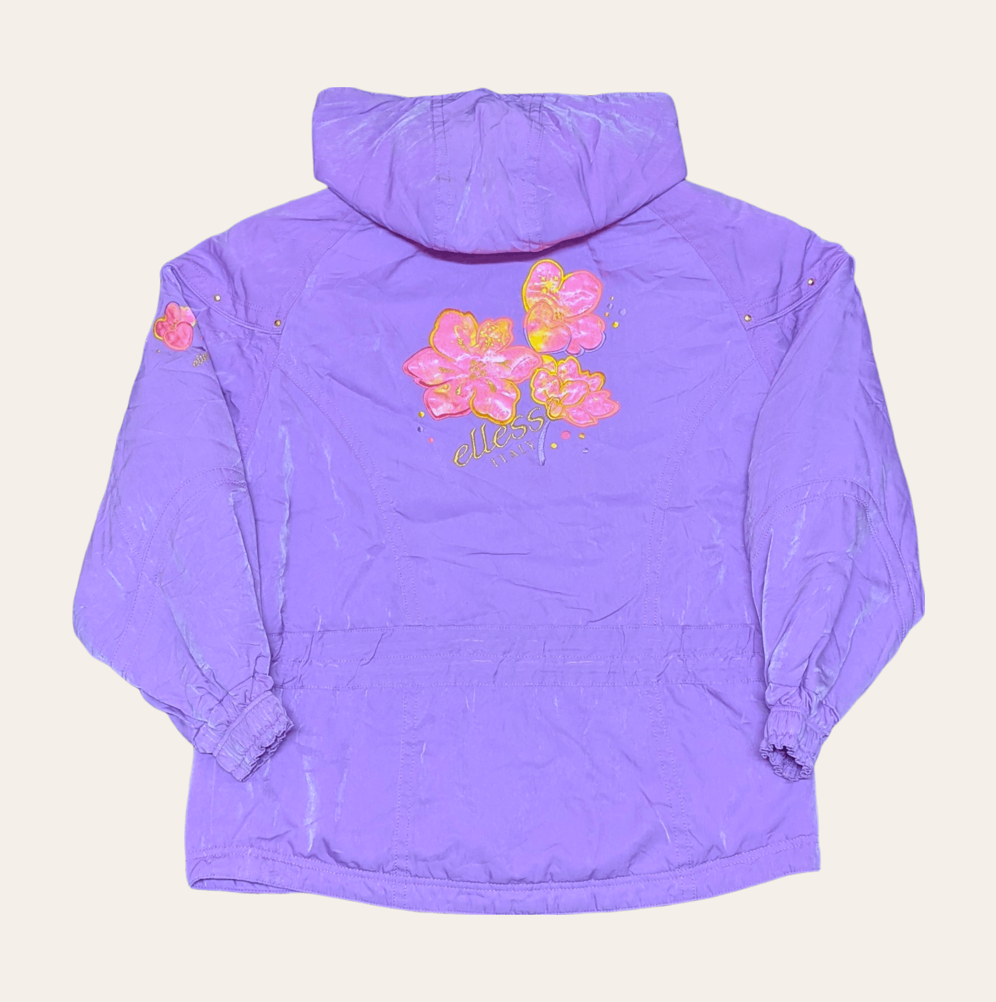 Ellesse × Goldwin × Vintage Vintage 90s Ellesse Vibrant Ski Hooded Light Jacket Size US L / EU 52-54 / 3 - 2 Thumbnail