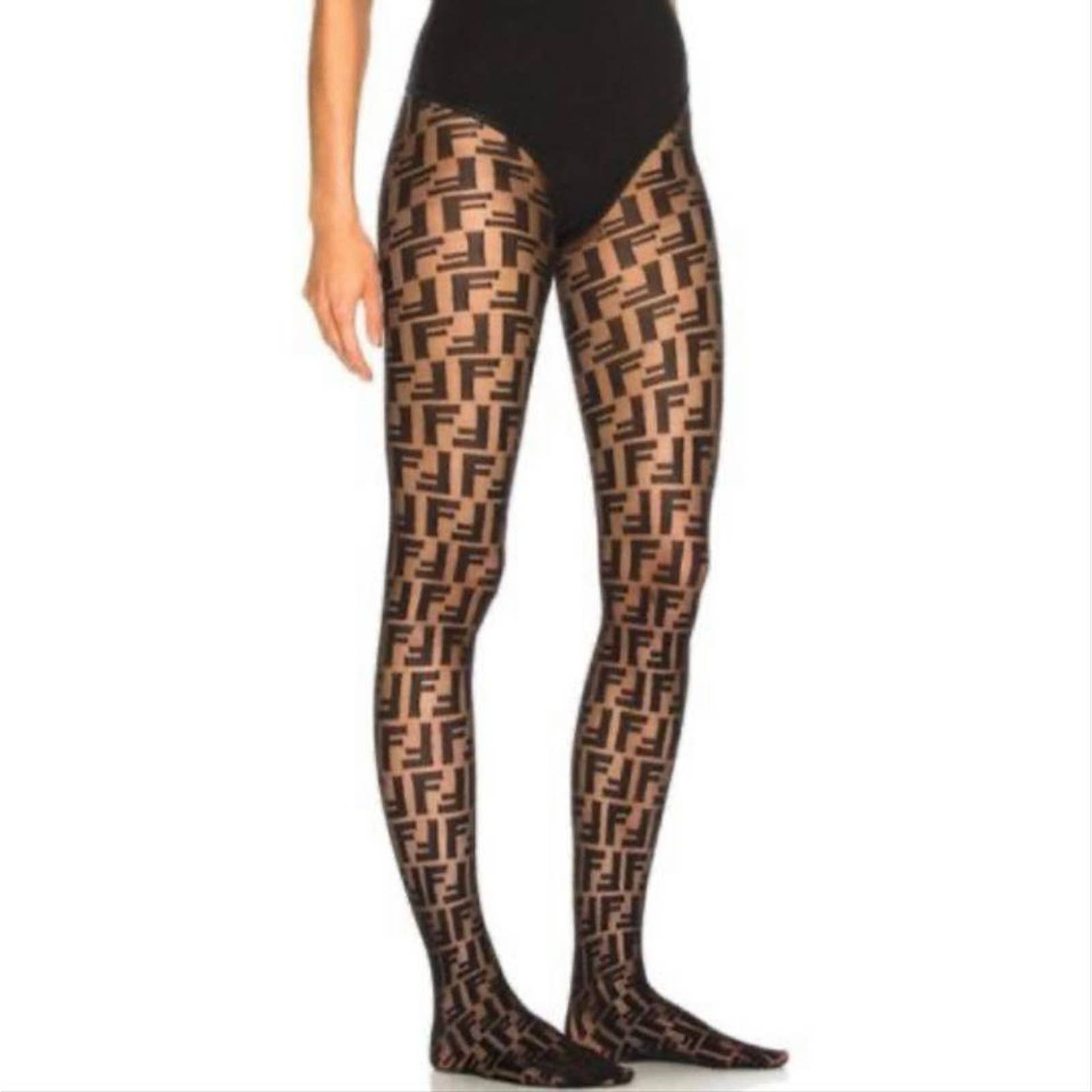 Fendi FF Logo Tights Small