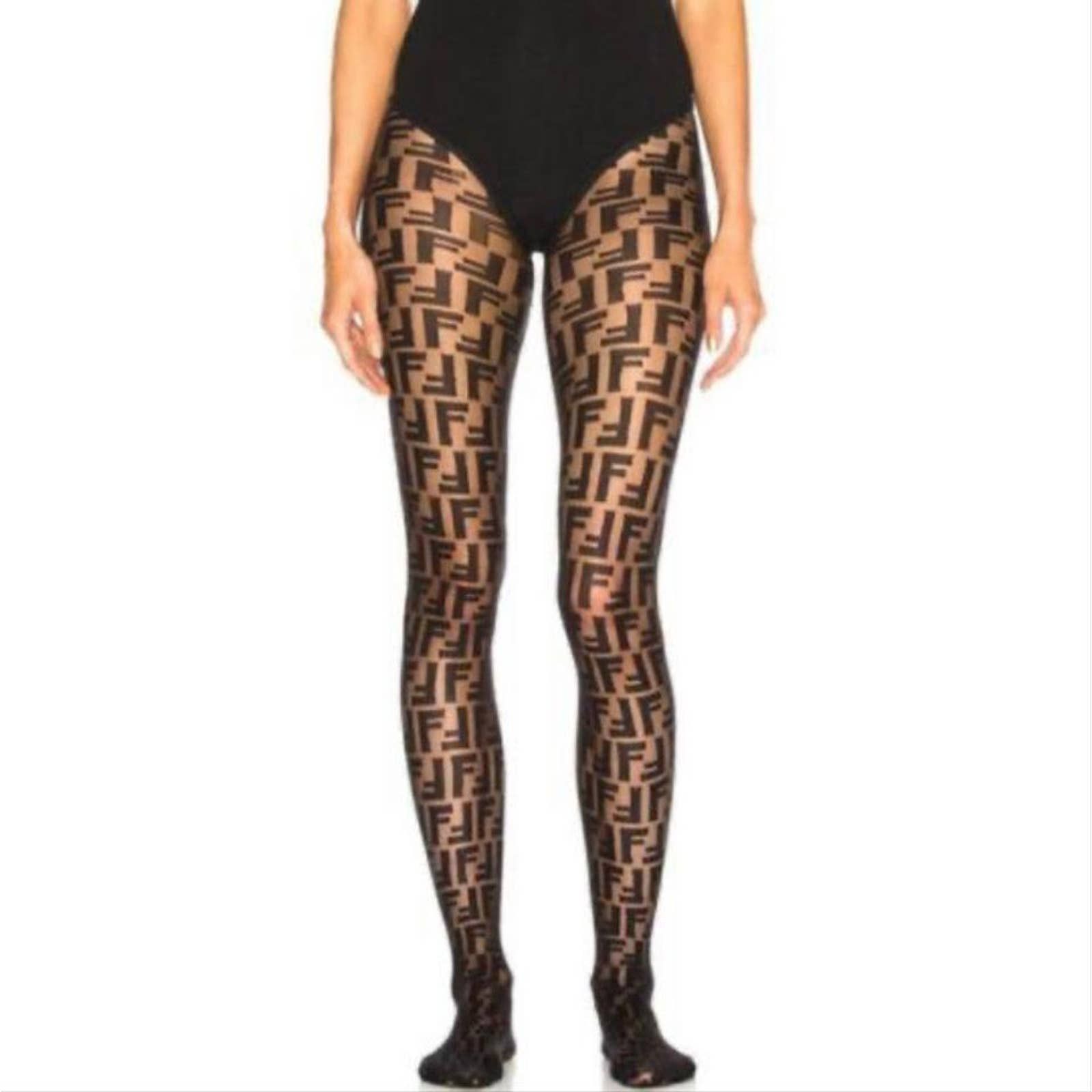 Fendi FF Logo Tights Small