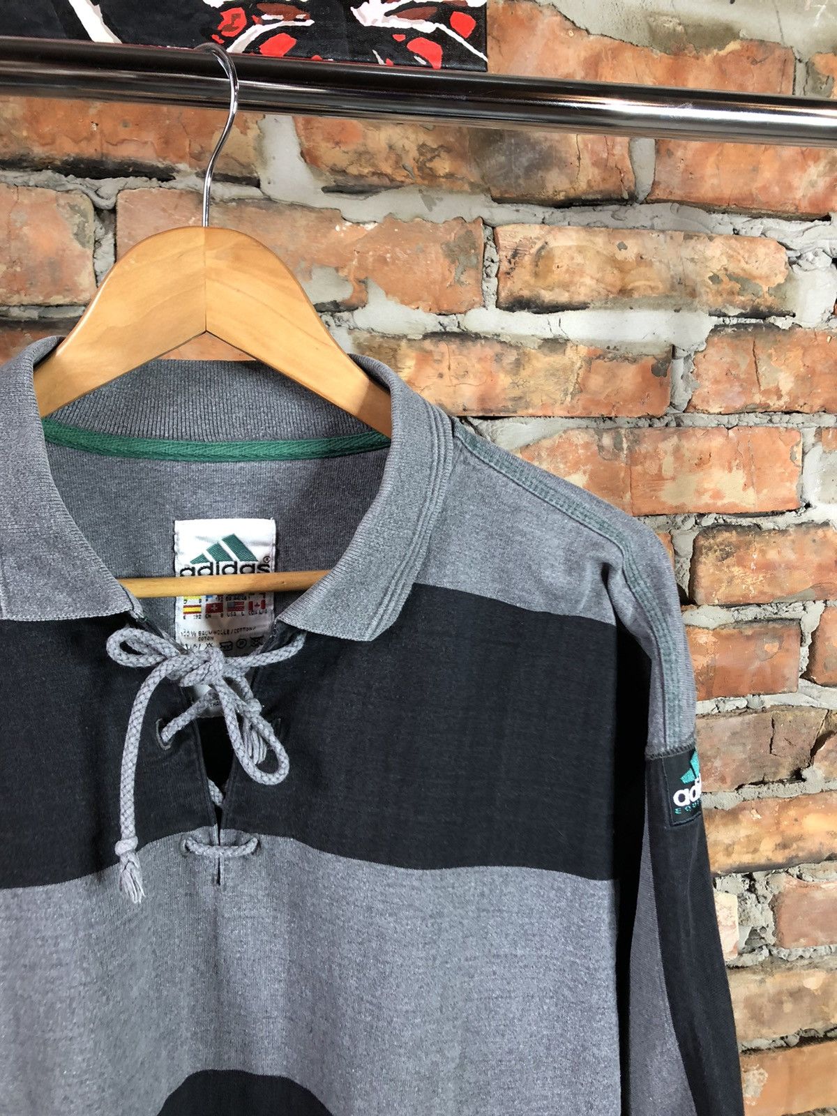 Adidas Vintage Adidas Equipment Sweatshirt Long Sleeve Size US L / EU 52-54 / 3 - 5 Thumbnail