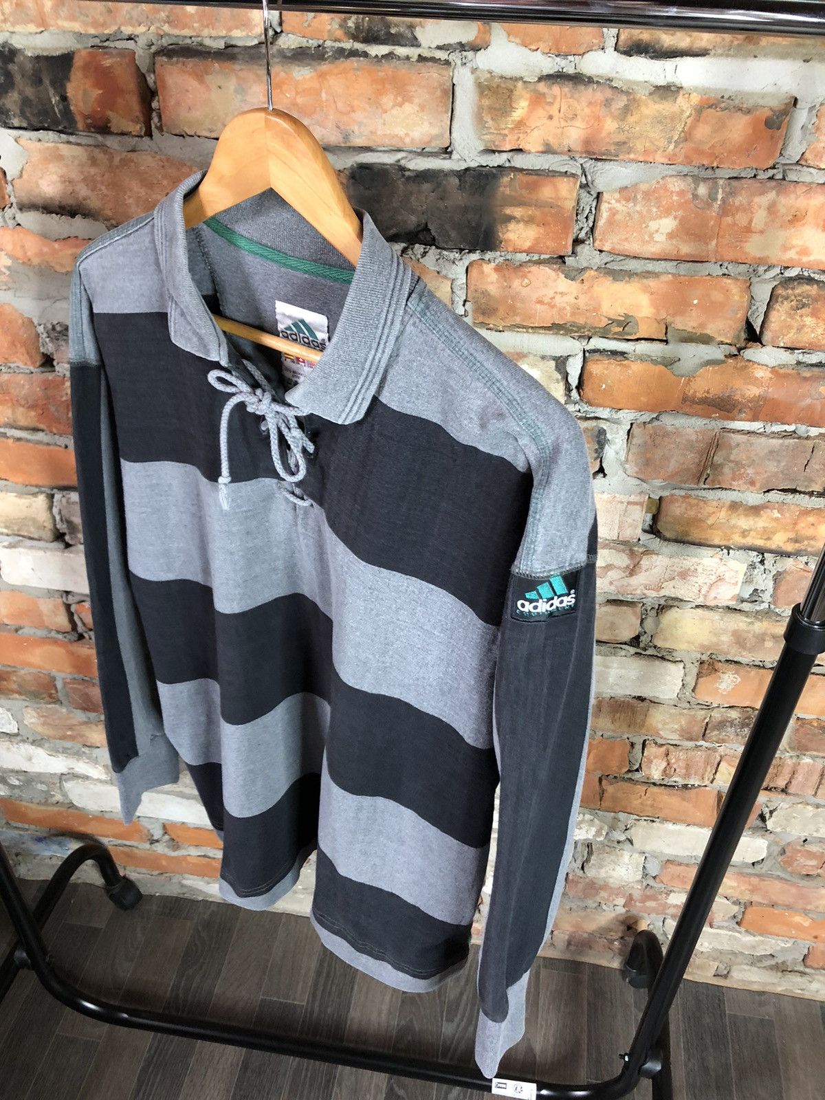 Adidas Vintage Adidas Equipment Sweatshirt Long Sleeve Size US L / EU 52-54 / 3 - 3 Thumbnail