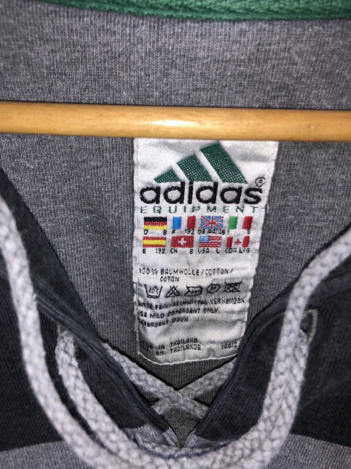 Adidas Vintage Adidas Equipment Sweatshirt Long Sleeve Size US L / EU 52-54 / 3 - 6 Thumbnail