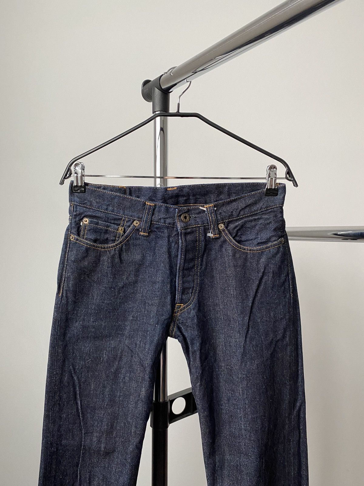 Japan Blue Japan Blue JB0406 14OZ Selvedge Denim Tapered Jeans Size US 29 - 3 Thumbnail