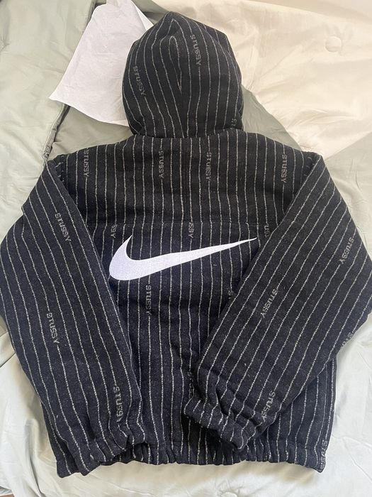 Nike Stussy x Nike Stripe Wool Jacket Size Medium | Grailed