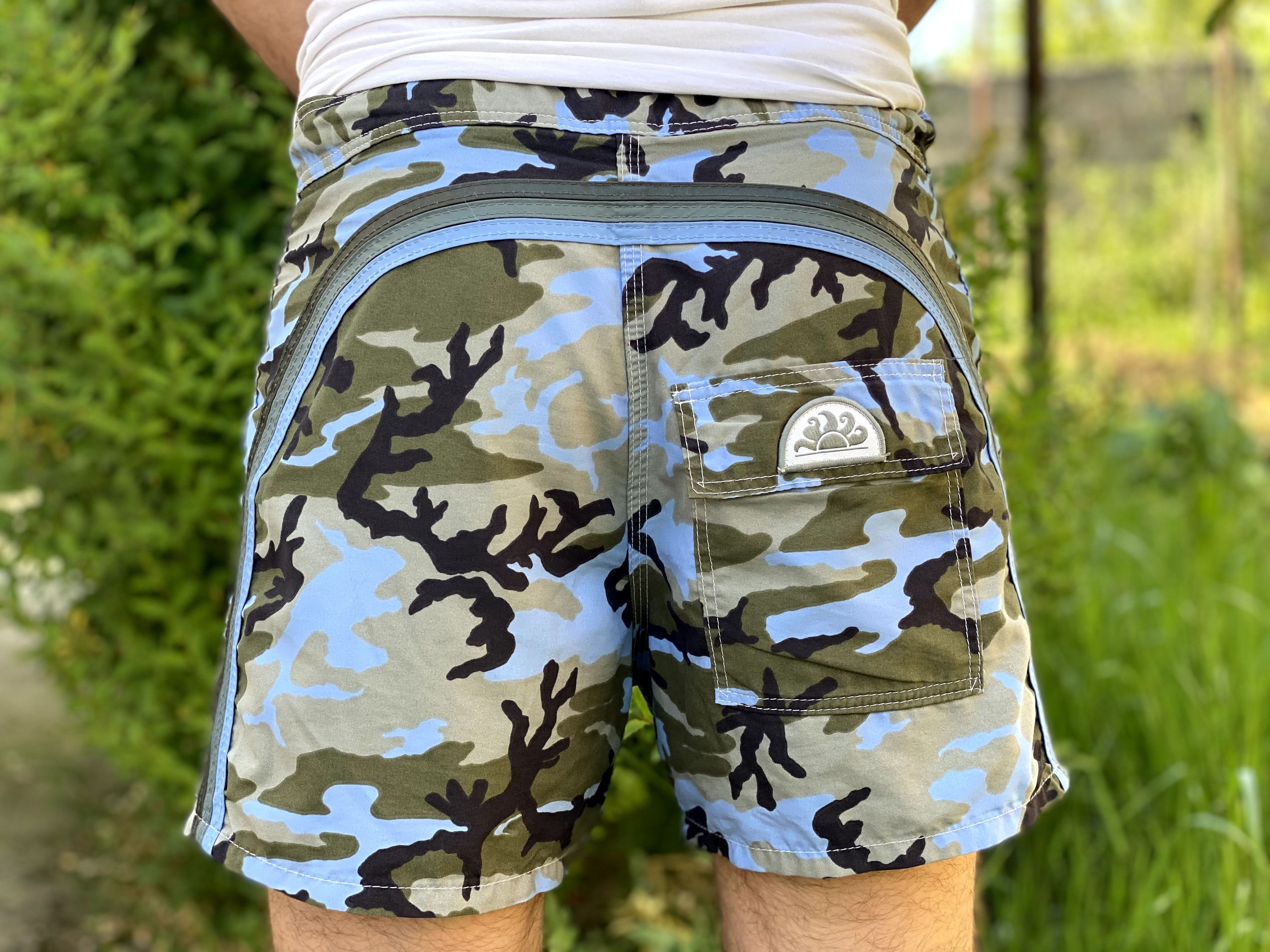 Sundek Sundek 27 Camouflag Board Shorts Trunks Bath Suit Size 27 xS Size US 27 - 6 Thumbnail