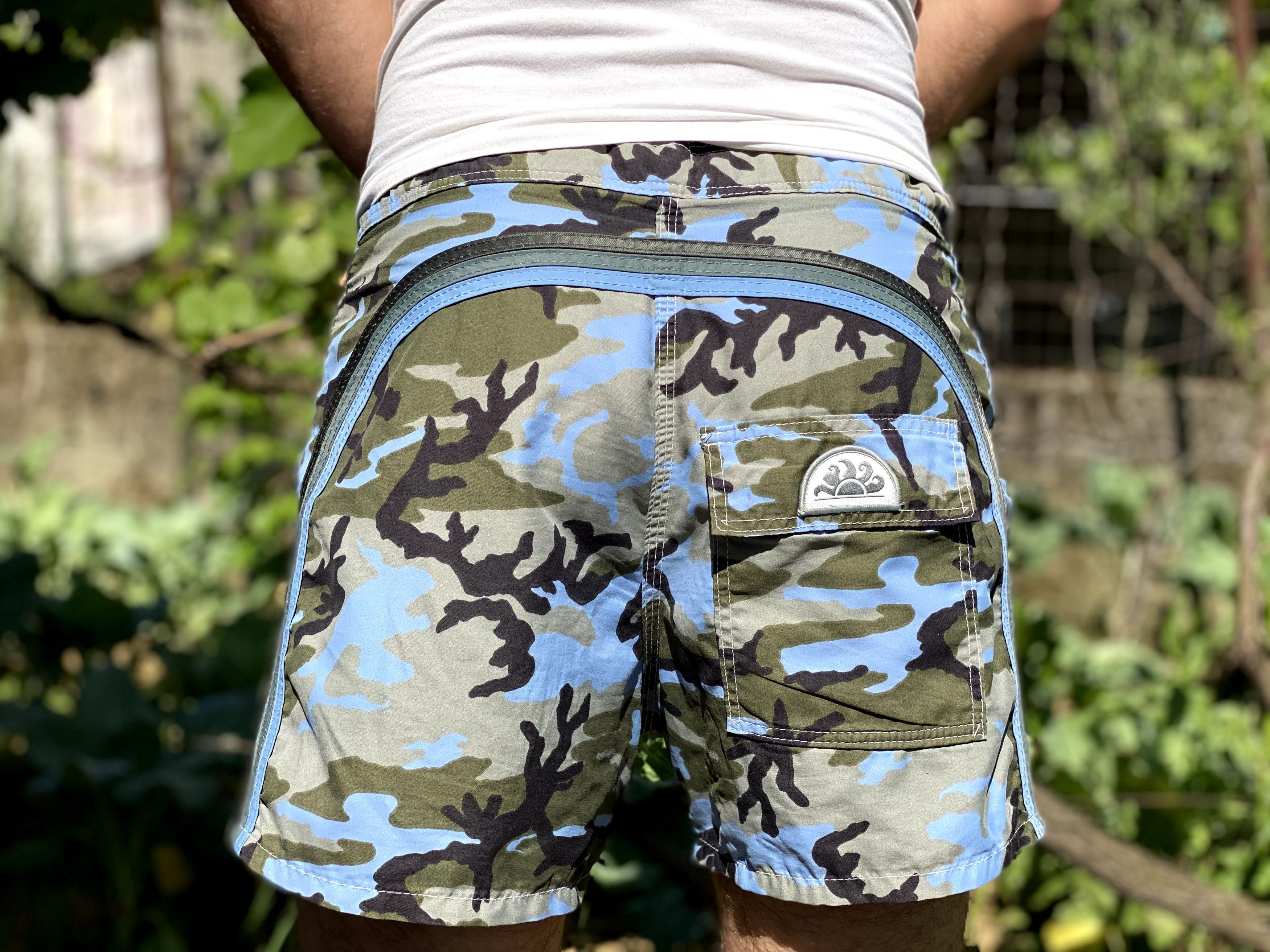 Sundek Sundek 27 Camouflag Board Shorts Trunks Bath Suit Size 27 xS Size US 27 - 18 Thumbnail