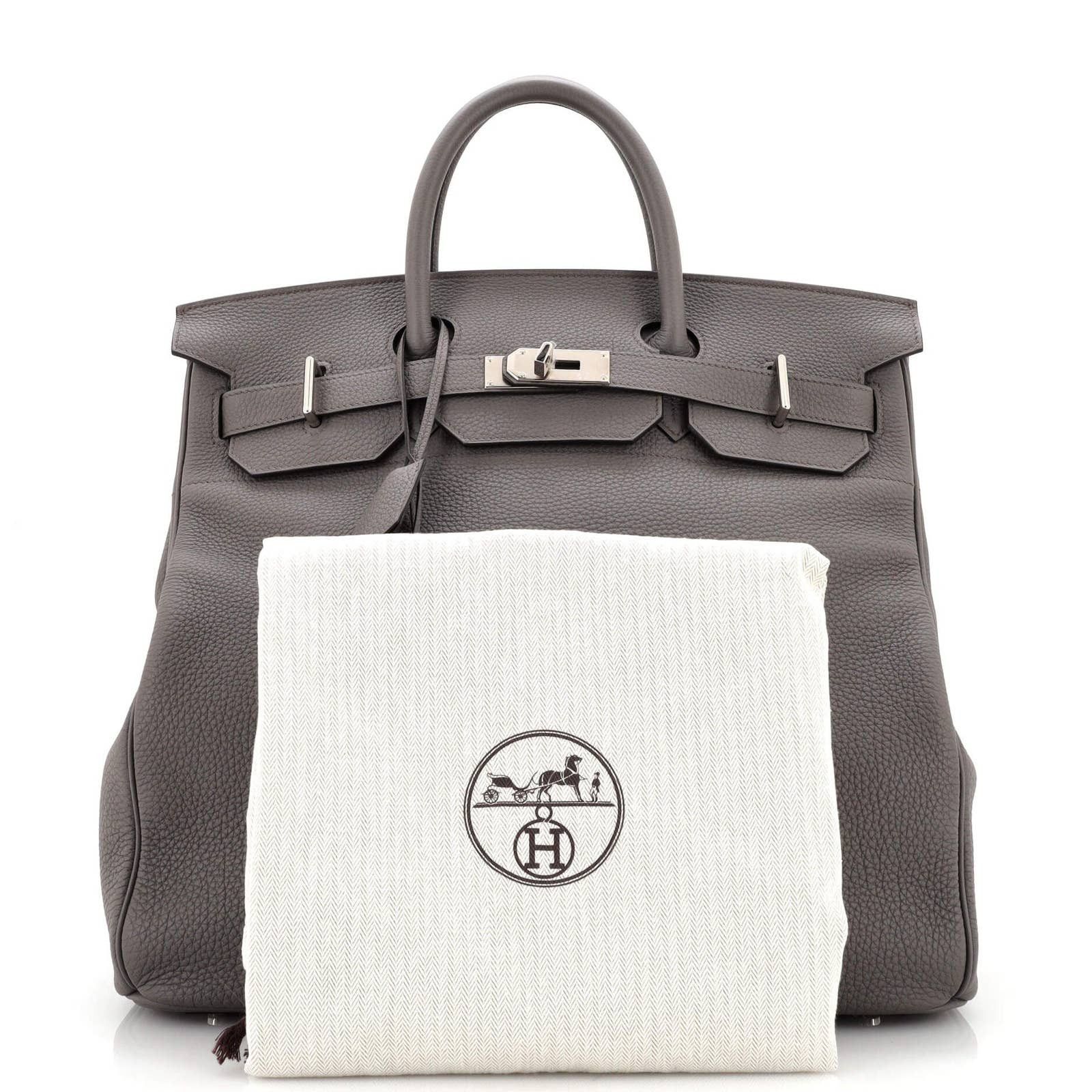 Hermes HAC HSS Birkin Bag Grey Togo with Palladium Hardware 40 Size ONE SIZE - 2 Thumbnail