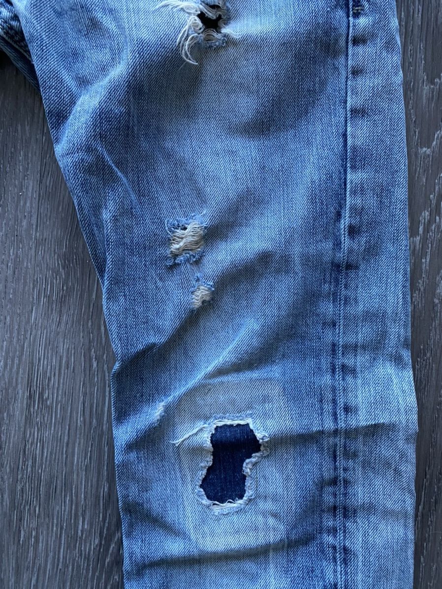 Diesel Diesel Thanaz Slim Patch Denim Jeans Rare Skinny Y2K Italy Size US 30 / EU 46 - 2 Thumbnail