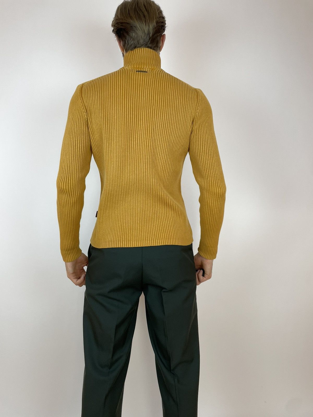 Vintage Marlboro Classics Vintage Orange pullover ribbed sweater Size US L / EU 52-54 / 3 - 7 Thumbnail