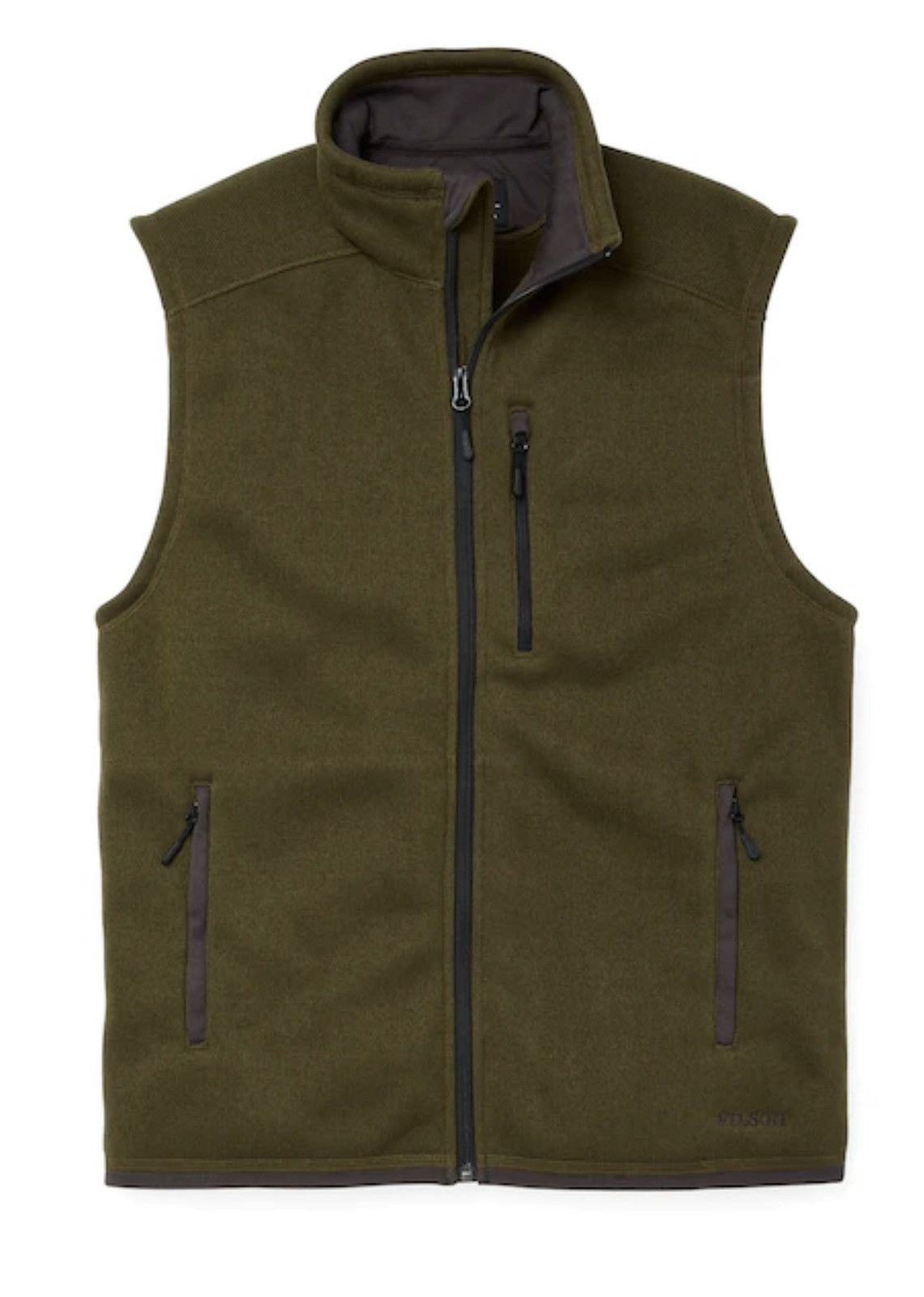 Filson ridgeway vest S olive NWT