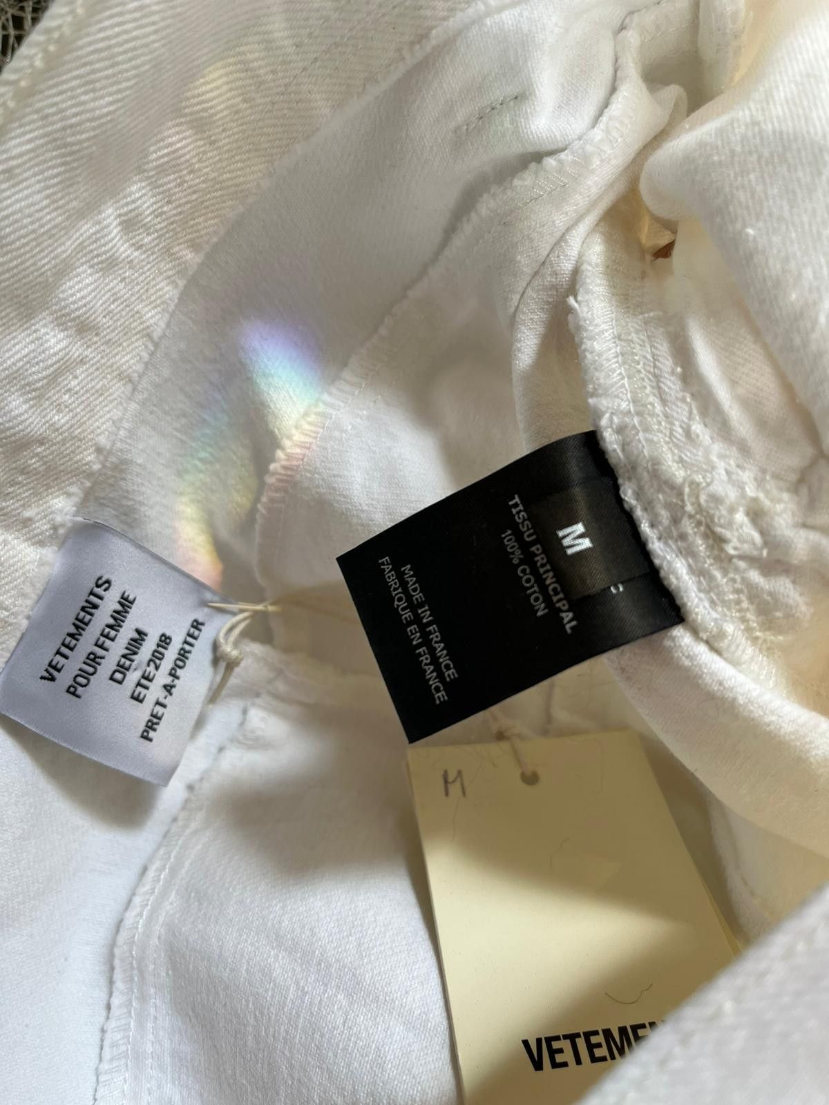 Vetements ETE2018 Pour Femme Denim in White Size US 28 / EU 44 - 15 Thumbnail