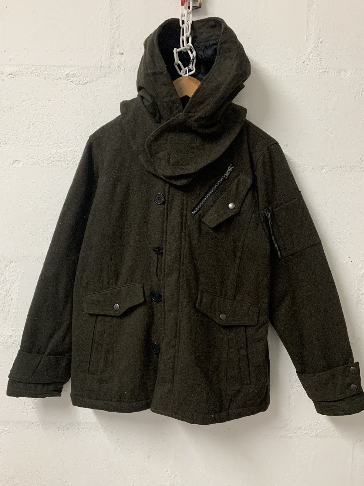 Japanese Brand × Vintage Vintage Incept Hoodie Jacket Wool Size US L / EU 52-54 / 3 - 1 Thumbnail