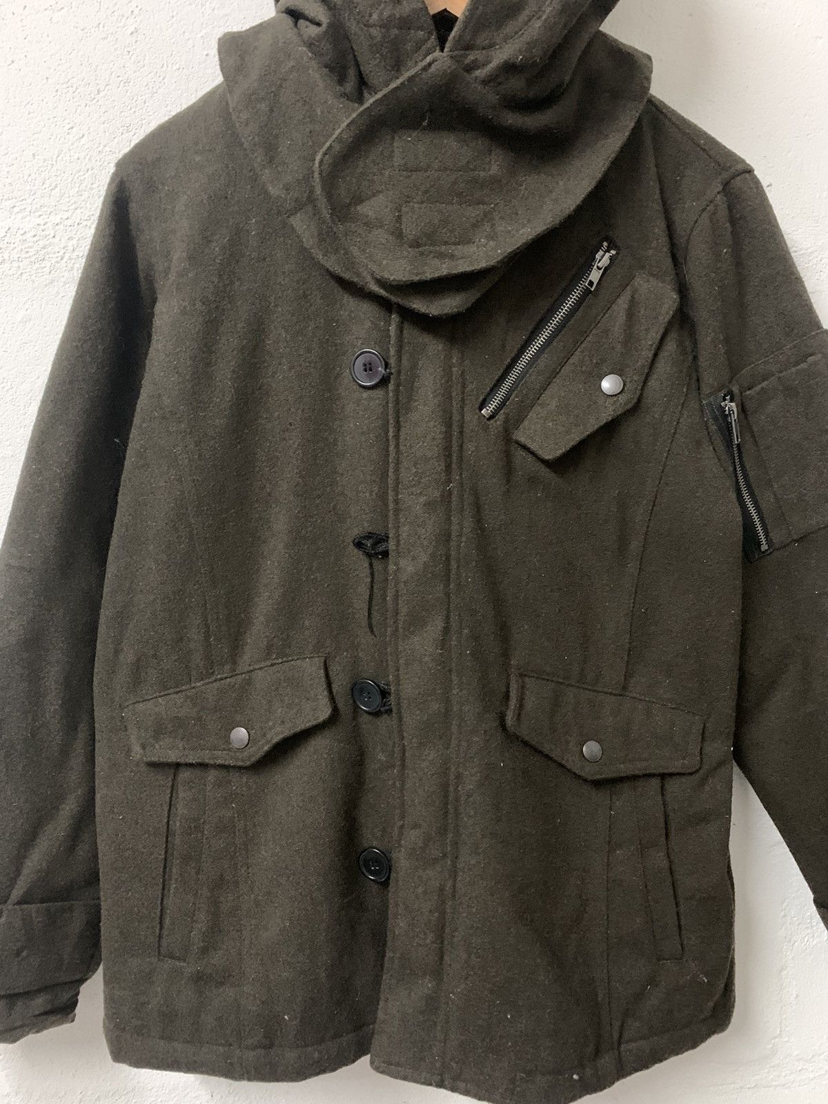 Japanese Brand × Vintage Vintage Incept Hoodie Jacket Wool Size US L / EU 52-54 / 3 - 3 Thumbnail