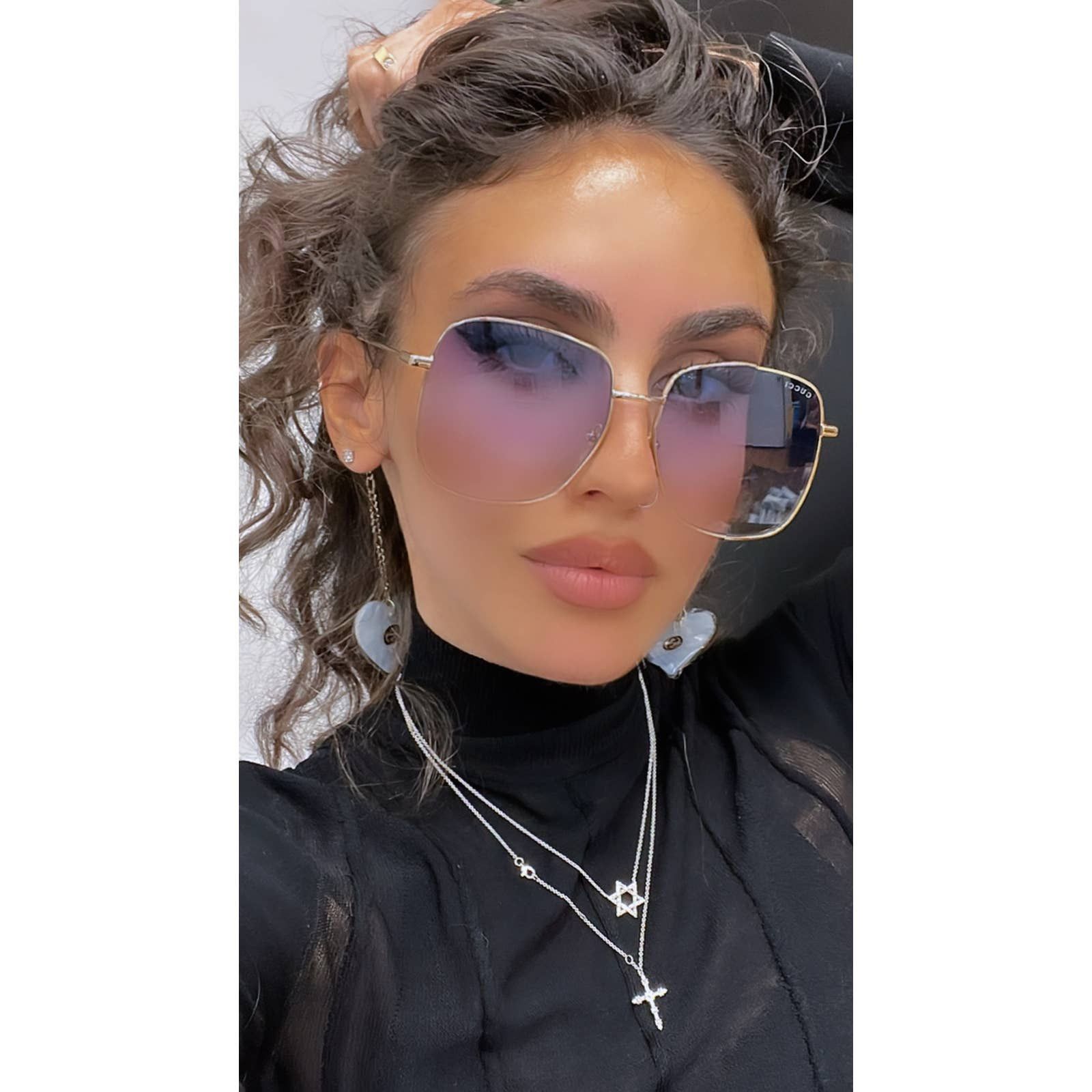 Gucci NEW Gucci GG1030S Strawberry Earring Sunglasses. | Grailed
