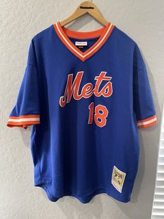 New York Mets T Shirt Men Medium Adult Black MLB Baseball Mitchell Ness  Playoffs