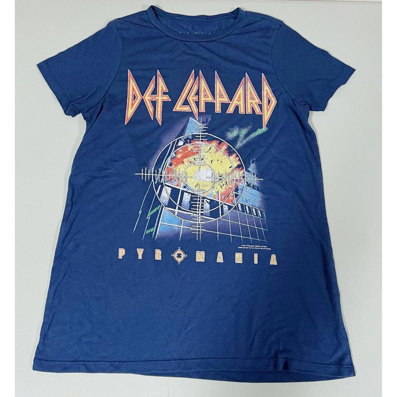 Def Leppard Def Leppard ‘Pyromania’ Album Band Tee T-Shirt Top Size M 💙✨ Size M / US 6-8 / IT 42-44 - 1 Thumbnail