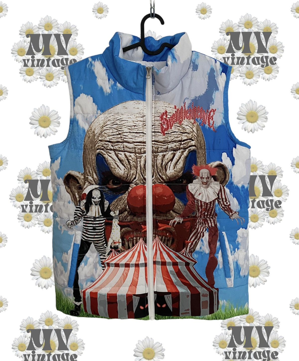 Clown Vest SeeingDeadPeople streetwear vest rap custom 1of1