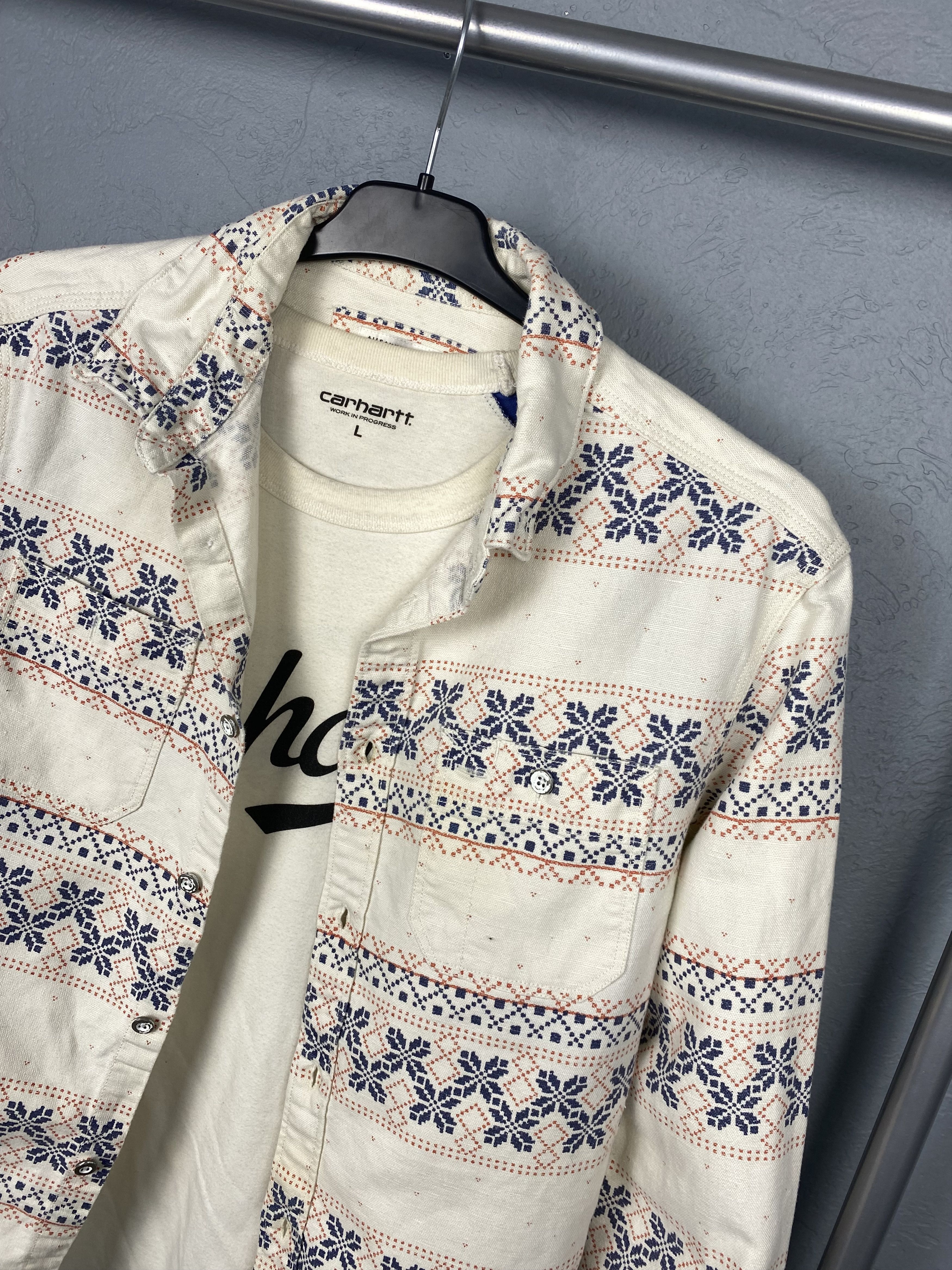 Allsaints Allsaints Hallvard Mens Flannel Linen Long Sleeve Shirt Size US S / EU 44-46 / 1 - 2 Thumbnail