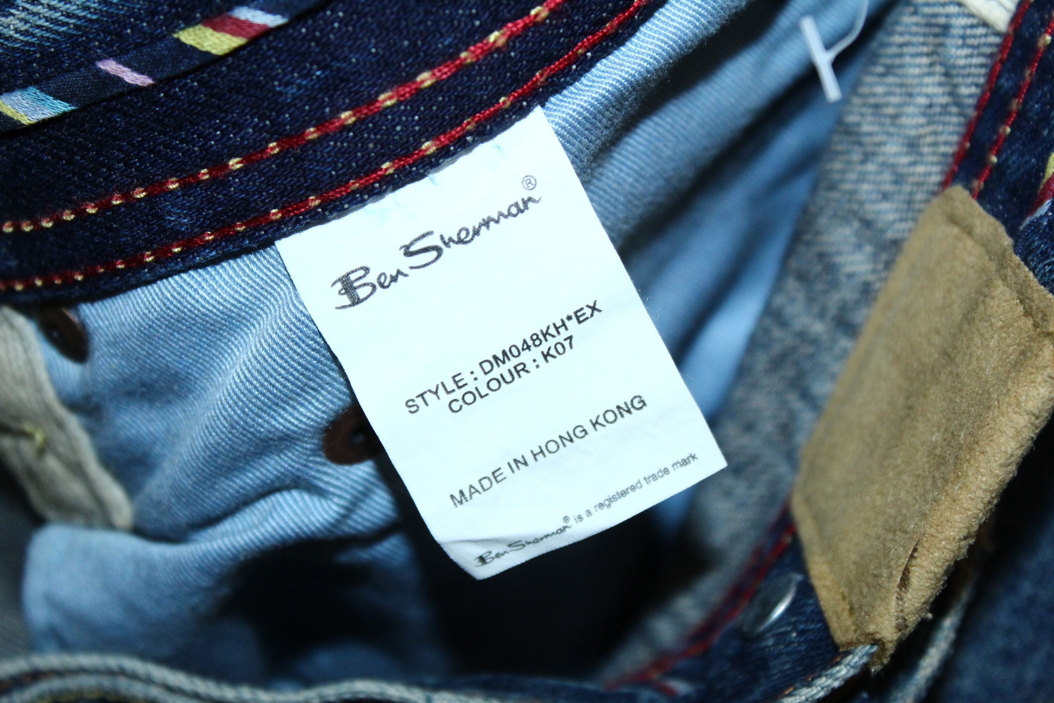 Japanese Brand Vtg🔥Ben Sherman Dirty Wash Faded Japan Selvedge baggy jeans Size US 34 / EU 50 - 6 Thumbnail