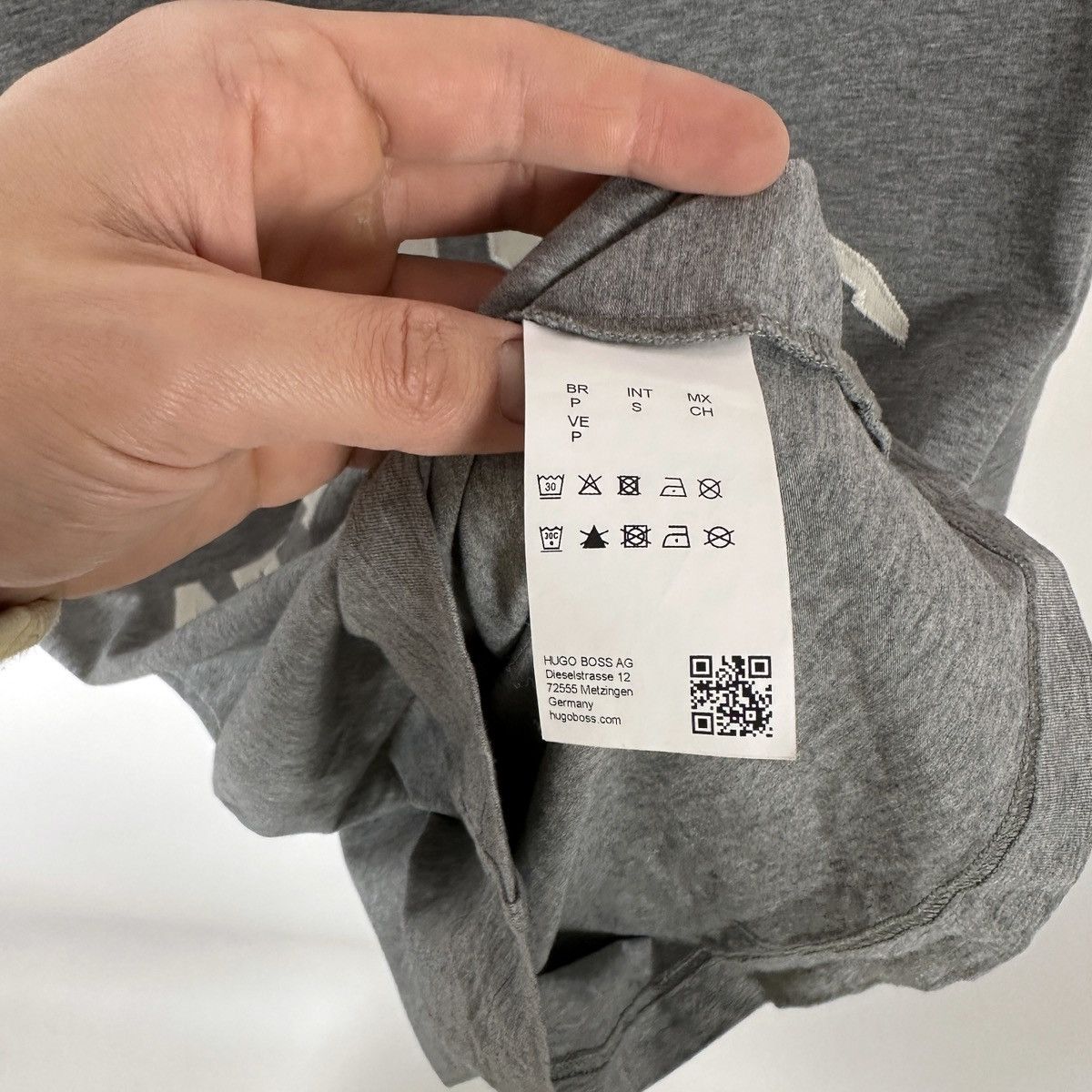 Hugo Boss Russell Athletic x Hugo Boss Oversize Grey Embroidered tee Size US S / EU 44-46 / 1 - 6 Thumbnail