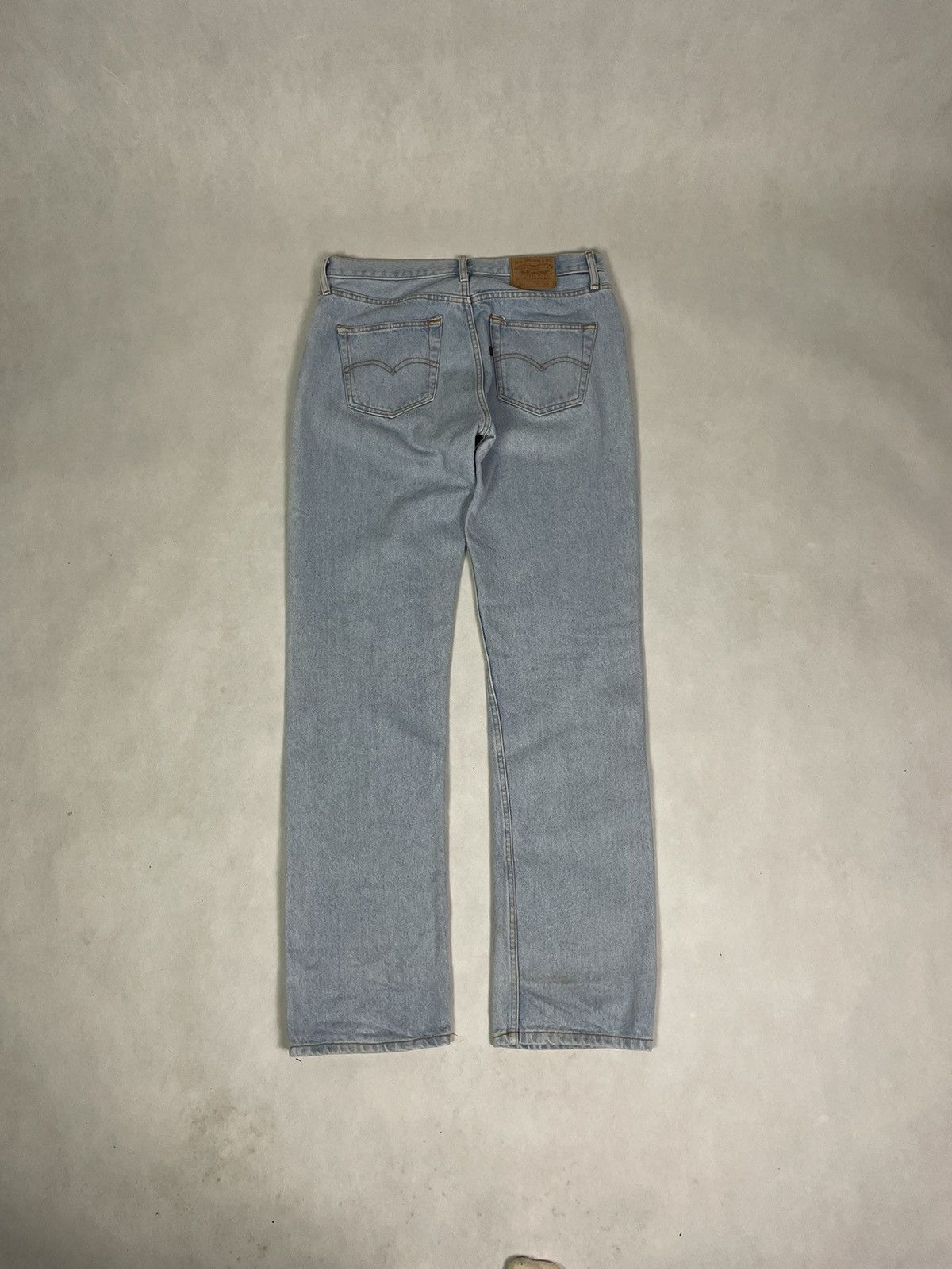 Levi's × Levi's Vintage Clothing × Vintage Vintage 90s Levis 501 Light Washed Denim Faded Jeans Size US 33 - 6 Thumbnail