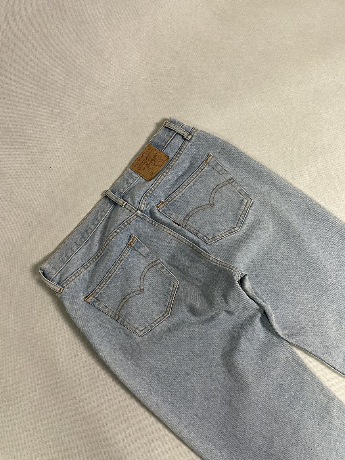 Levi's × Levi's Vintage Clothing × Vintage Vintage 90s Levis 501 Light Washed Denim Faded Jeans Size US 33 - 4 Thumbnail