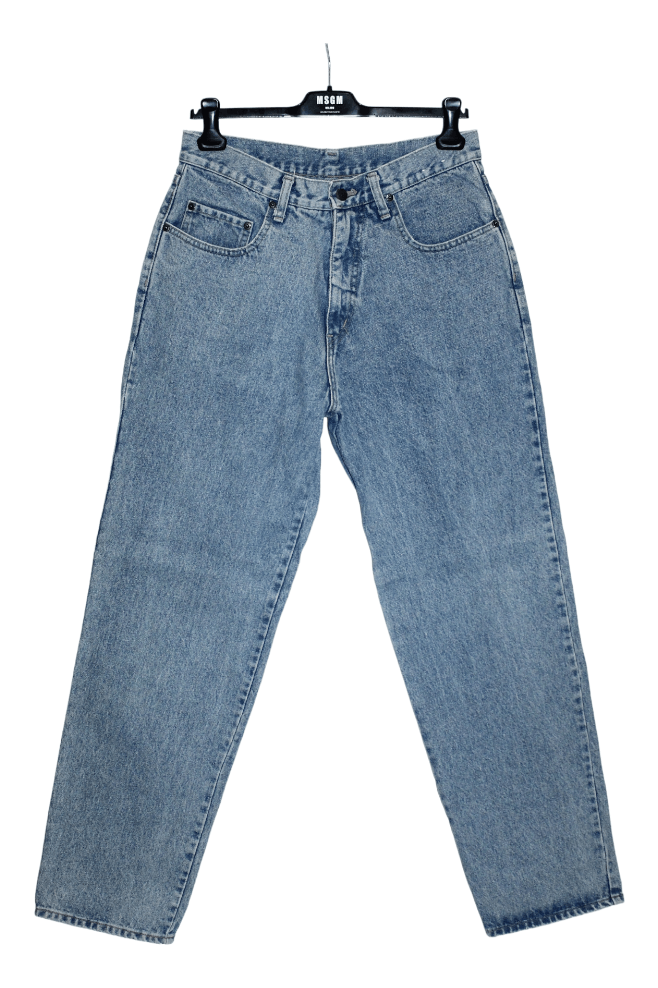 Japanese Brand Rare🔥80's Hard Core essential taper stonewash baggy jeans Size US 33 - 2 Thumbnail