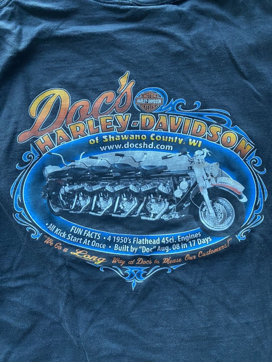 Harley Davidson Vintage Harley Davidson Pocket Tee T Shirt Size US L / EU 52-54 / 3 - 8 Thumbnail