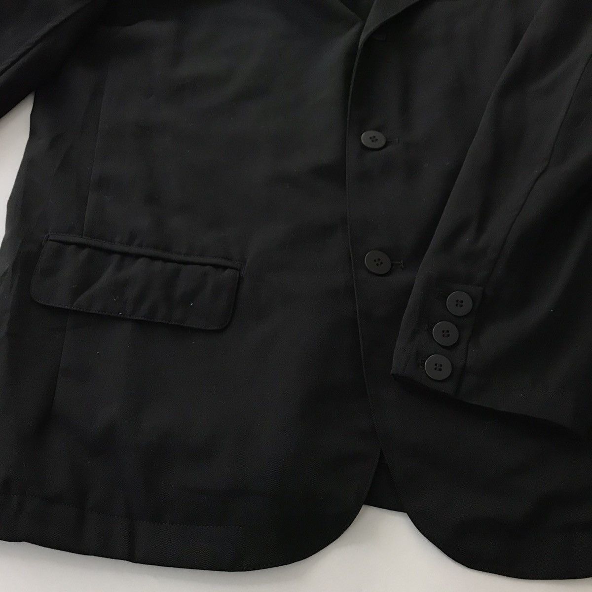 Yohji Yamamoto Ys By Yohji Yamamoto black Blazer coat Jacket Size US M / EU 48-50 / 2 - 5 Thumbnail