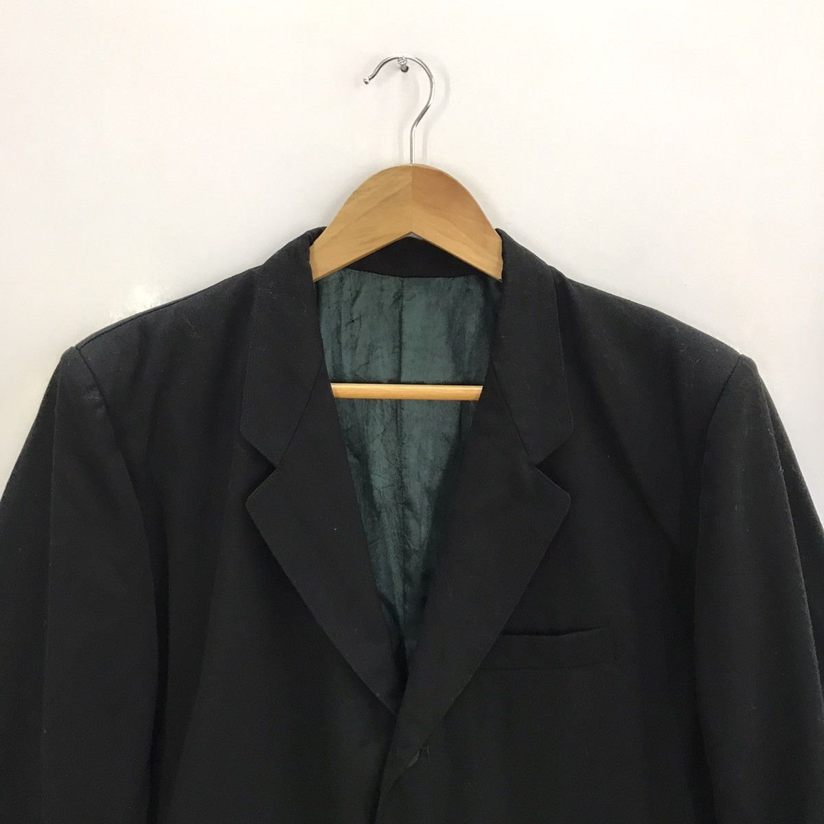 Yohji Yamamoto Ys By Yohji Yamamoto black Blazer coat Jacket Size US M / EU 48-50 / 2 - 2 Thumbnail