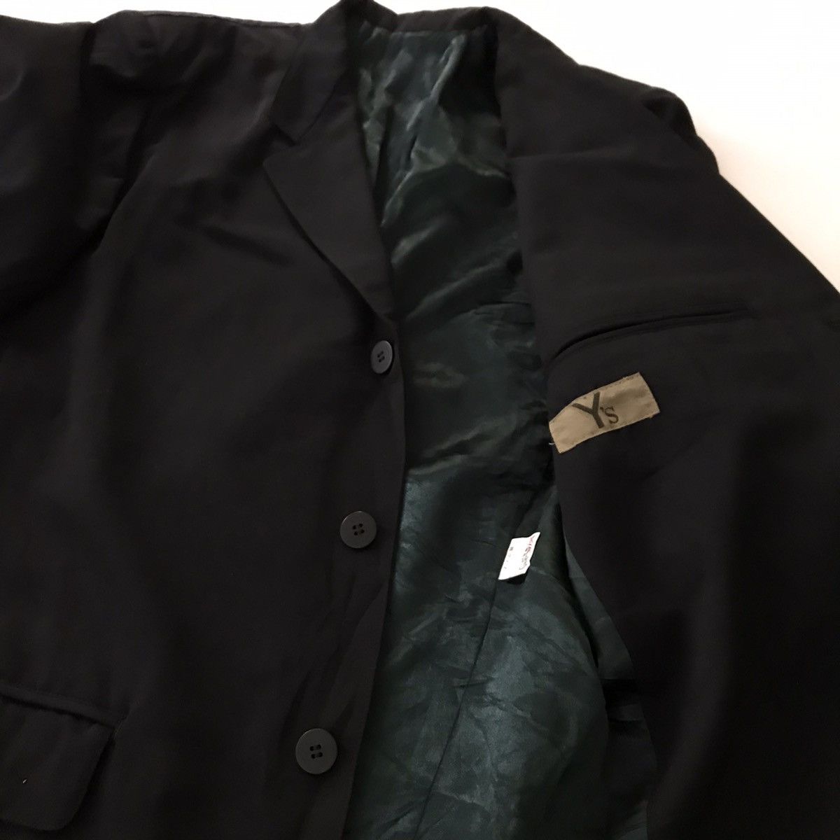 Yohji Yamamoto Ys By Yohji Yamamoto black Blazer coat Jacket Size US M / EU 48-50 / 2 - 6 Thumbnail