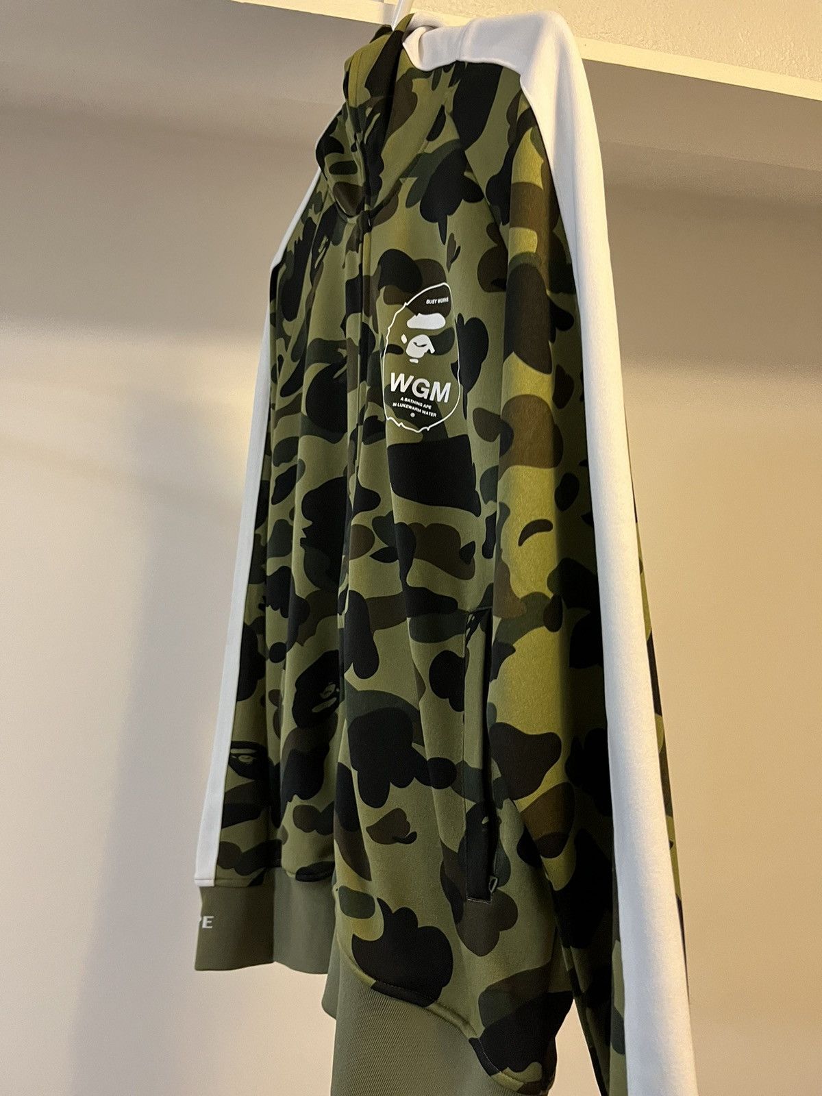 Bape 1st Camo Jersey Full Zip Hoodie Size US XL / EU 56 / 4 - 8 Thumbnail
