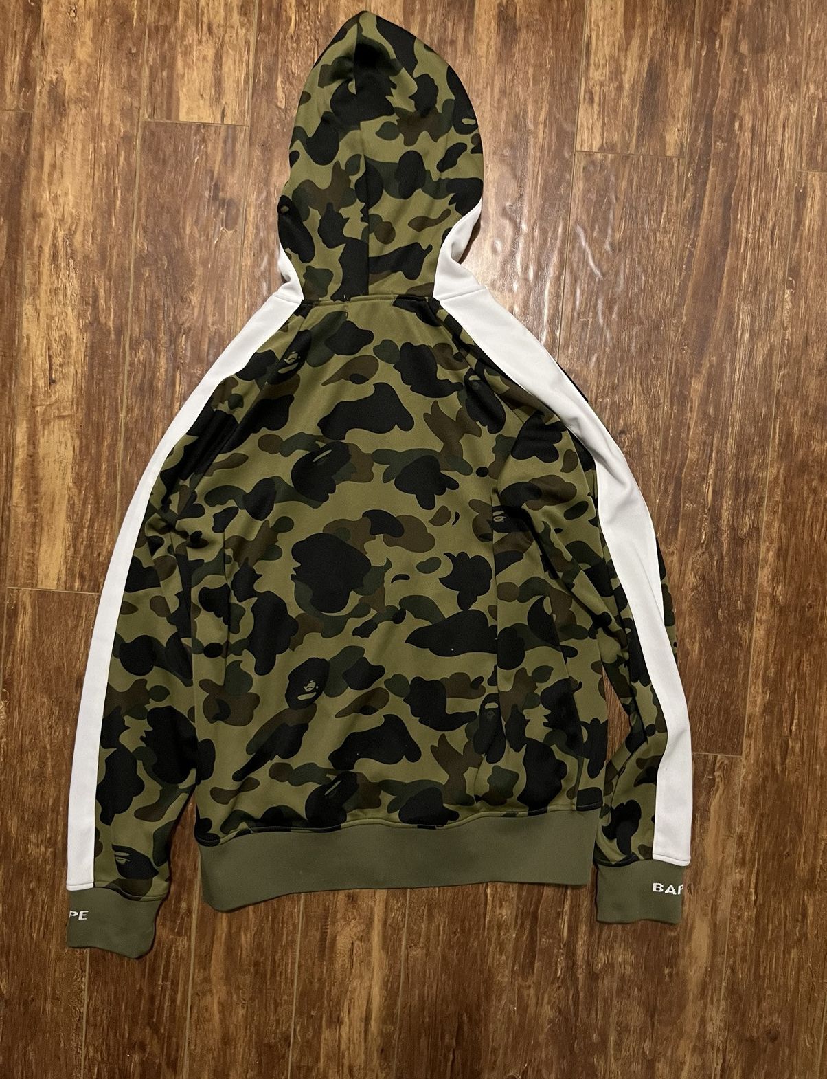 Bape 1st Camo Jersey Full Zip Hoodie Size US XL / EU 56 / 4 - 2 Thumbnail