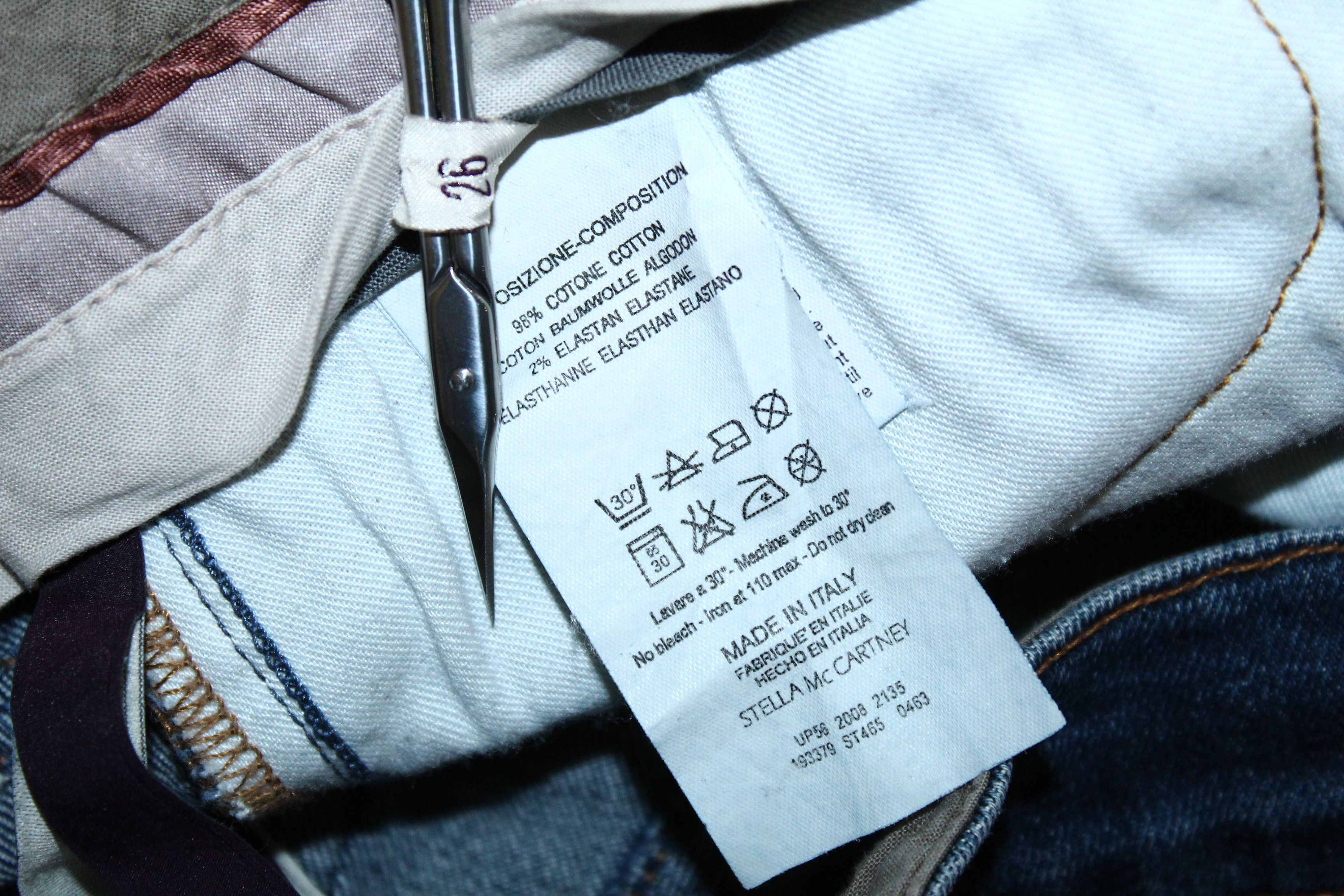 Stella McCartney Stella McCartney Skinny fit gradient denim zip jeans Size 26" / US 2 / IT 38 - 11 Thumbnail