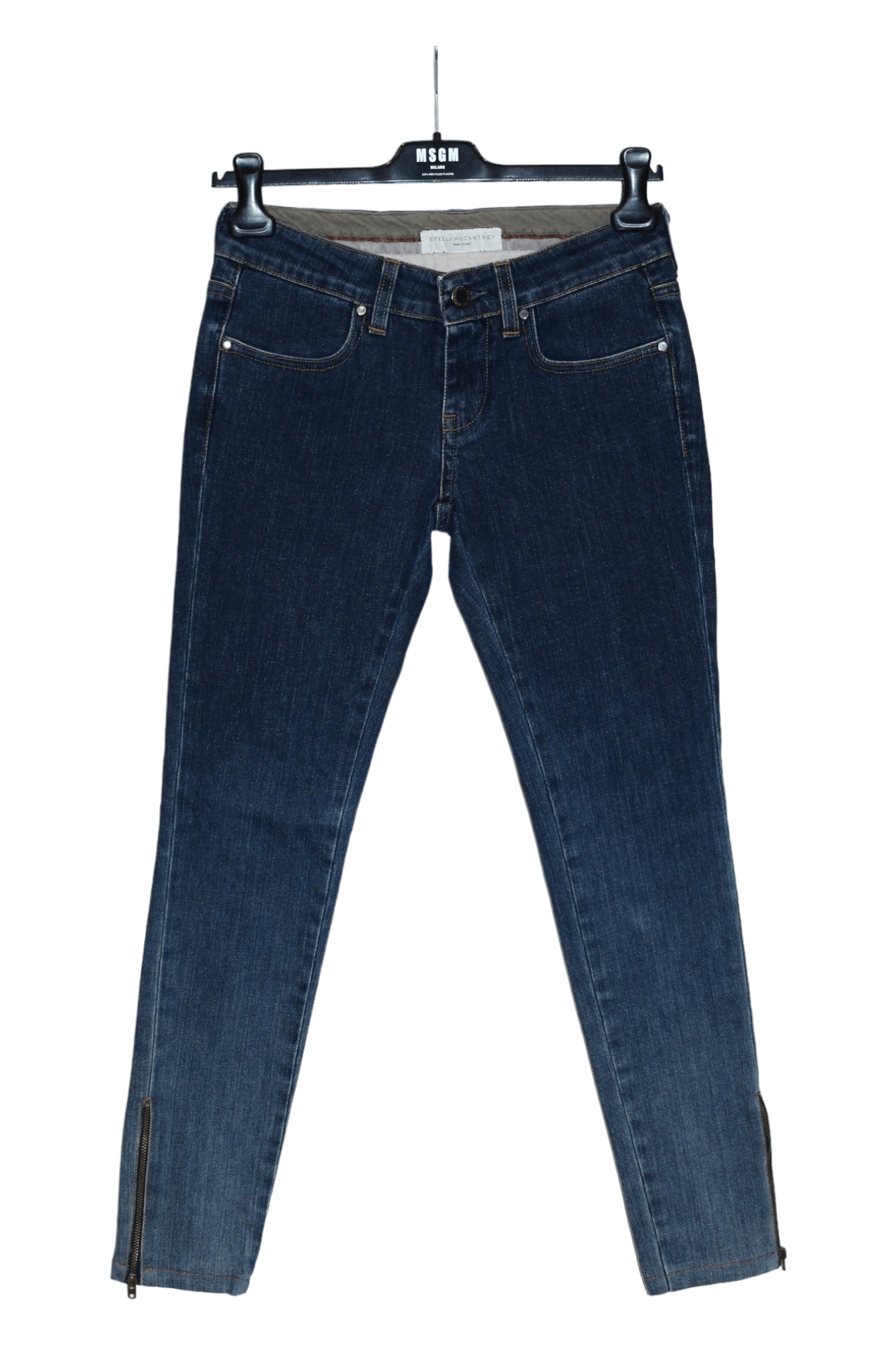 Stella McCartney Stella McCartney Skinny fit gradient denim zip jeans Size 26" / US 2 / IT 38 - 1 Thumbnail