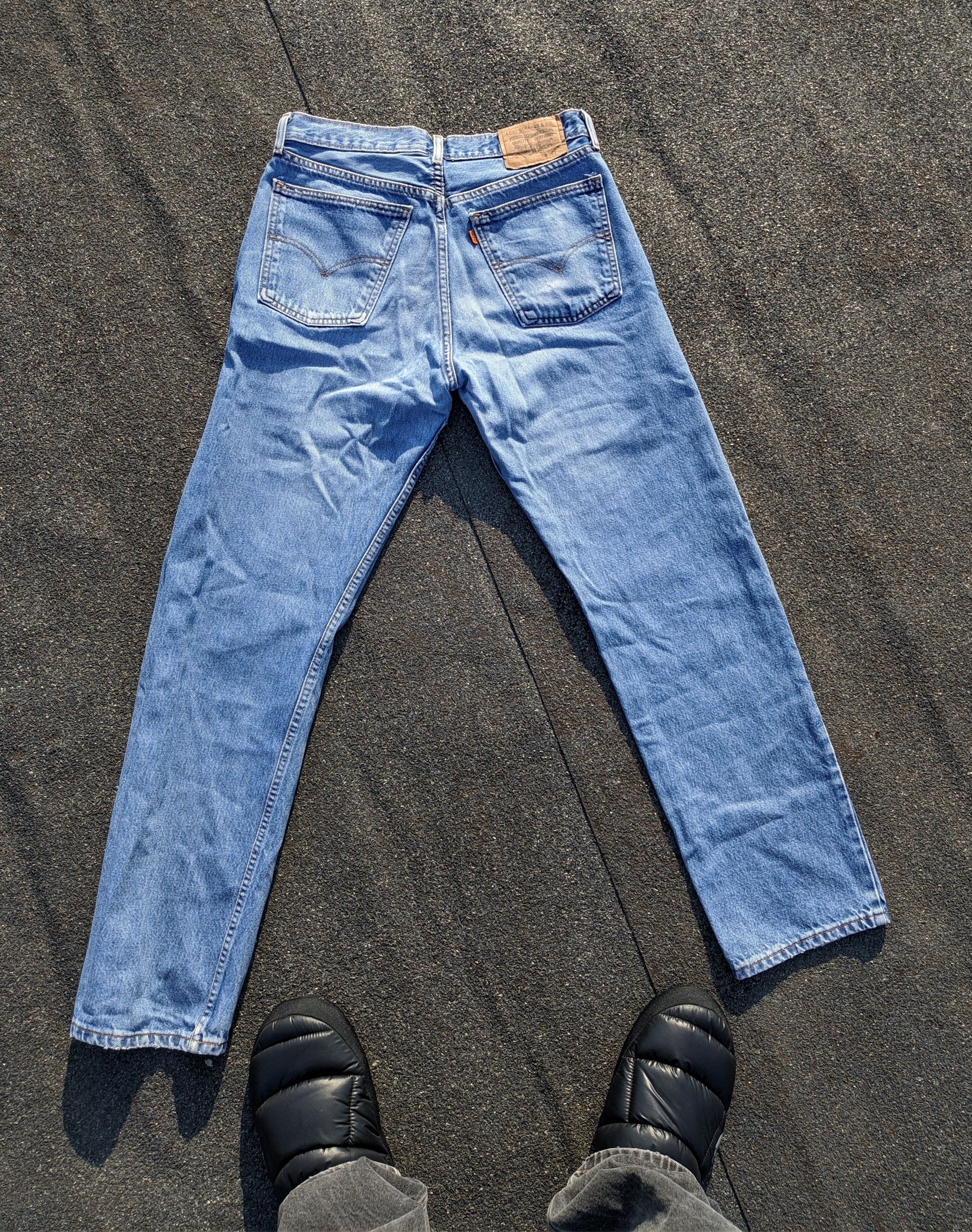 Levi's × Levi's Vintage Clothing × Vintage Vintage Levi's 615 Orange Tab Light Washed Denim Pant Size US 33 - 1 Thumbnail