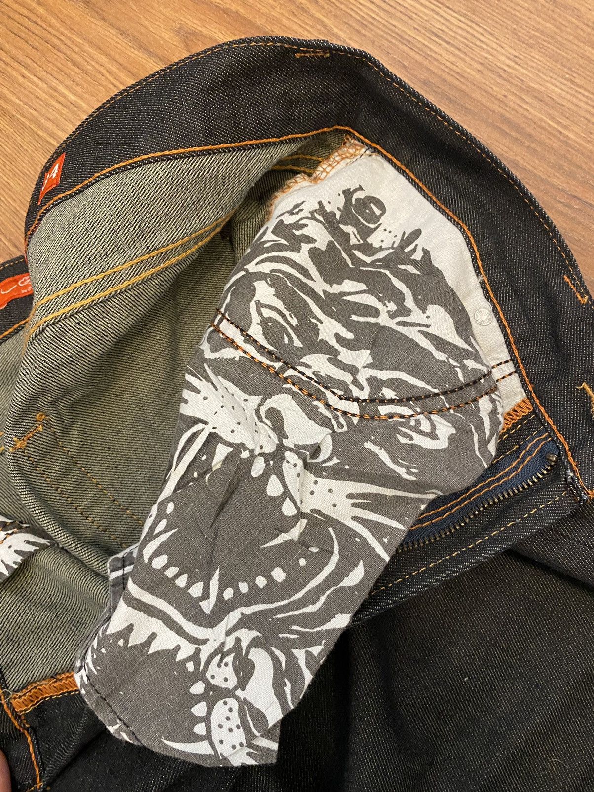 Christian Audigier NWT “Skeleton Pockets” Ed Hardy Jeans Size US 34 / EU 50 - 10 Thumbnail