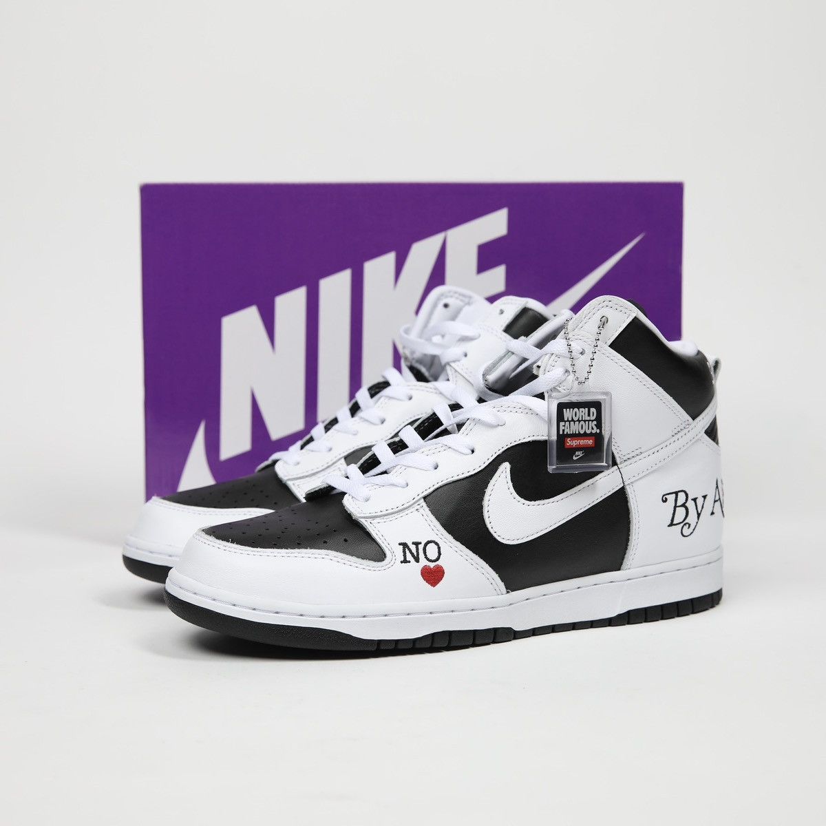 HOT Supreme Dunk High By Any Means Supreme X Nike By Any