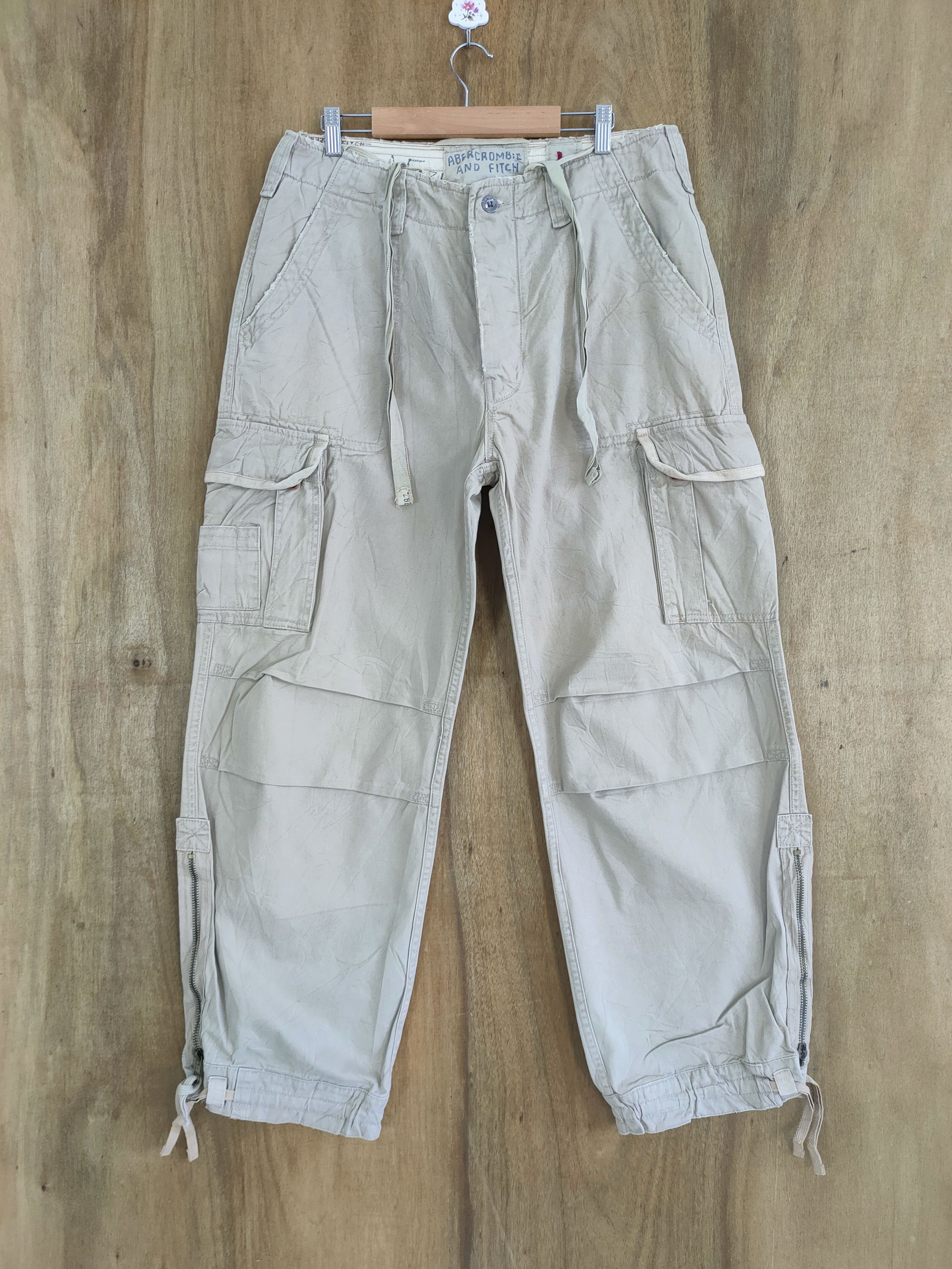 Abercrombie & Fitch VINTAGE ABERCROMBIE & FITCH CARGO PANTS Size US 34 / EU 50 - 1 Thumbnail