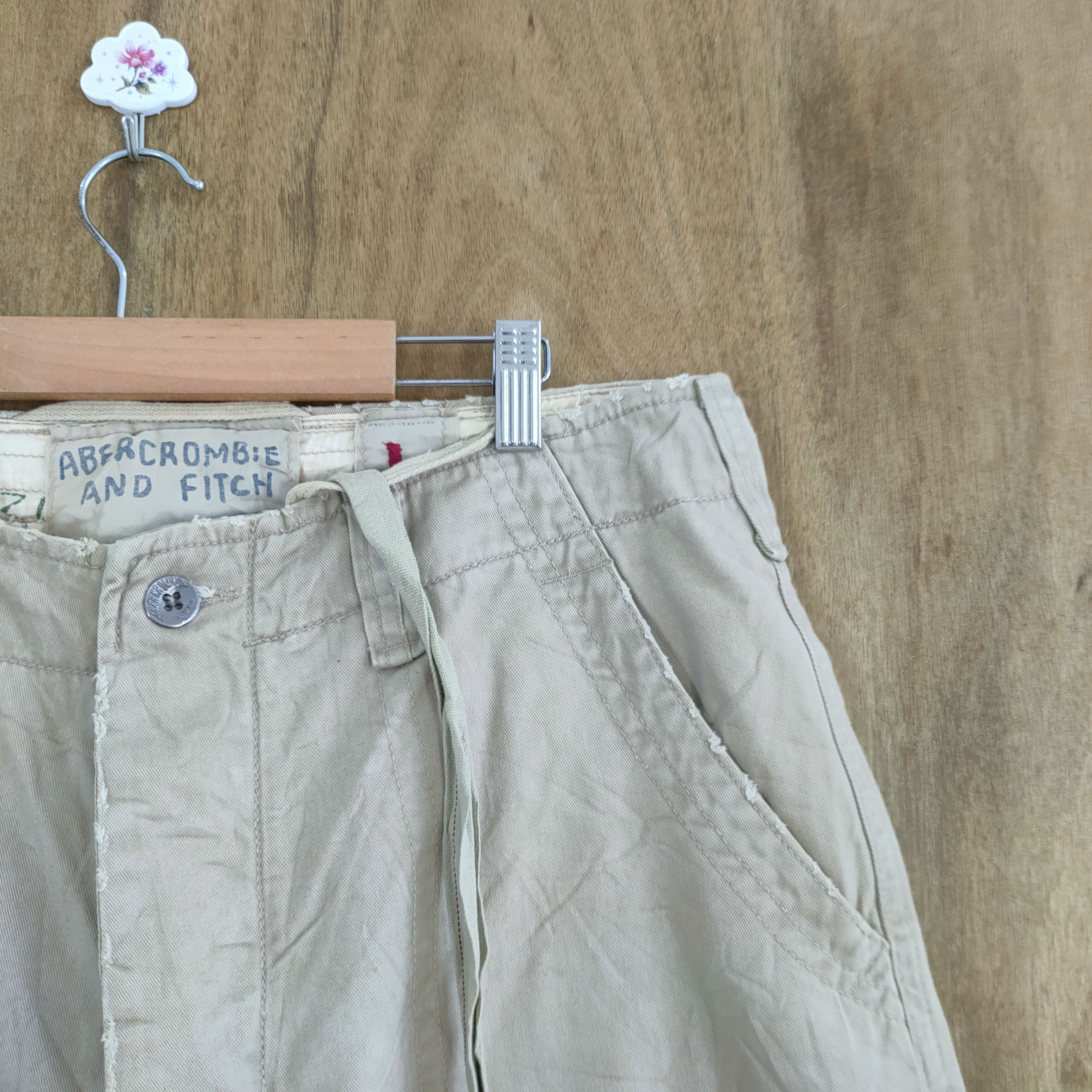 Abercrombie & Fitch VINTAGE ABERCROMBIE & FITCH CARGO PANTS Size US 34 / EU 50 - 6 Thumbnail