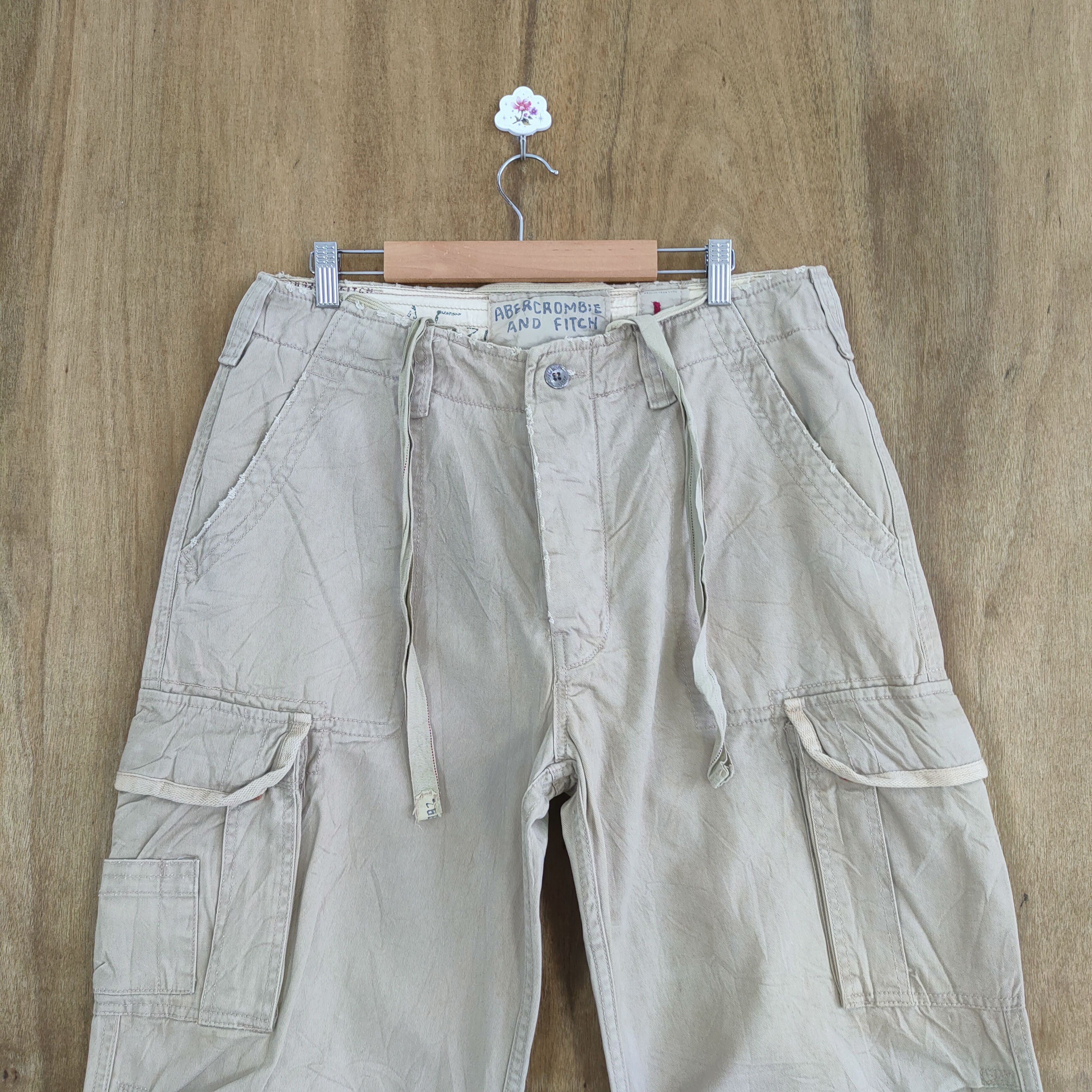Abercrombie & Fitch VINTAGE ABERCROMBIE & FITCH CARGO PANTS Size US 34 / EU 50 - 2 Thumbnail