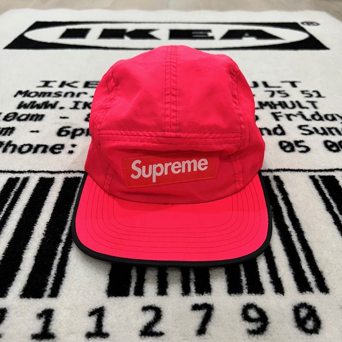 Supreme Supreme Neon Pink Beach Nylon Camp Cap / Hat | Grailed