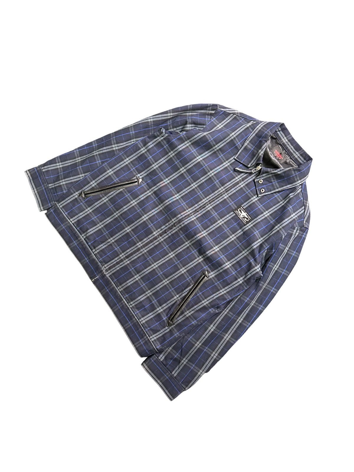 Beauty Beast 00's QUENCH Japan tartan plaid technical jacket Size US L / EU 52-54 / 3 - 4 Thumbnail