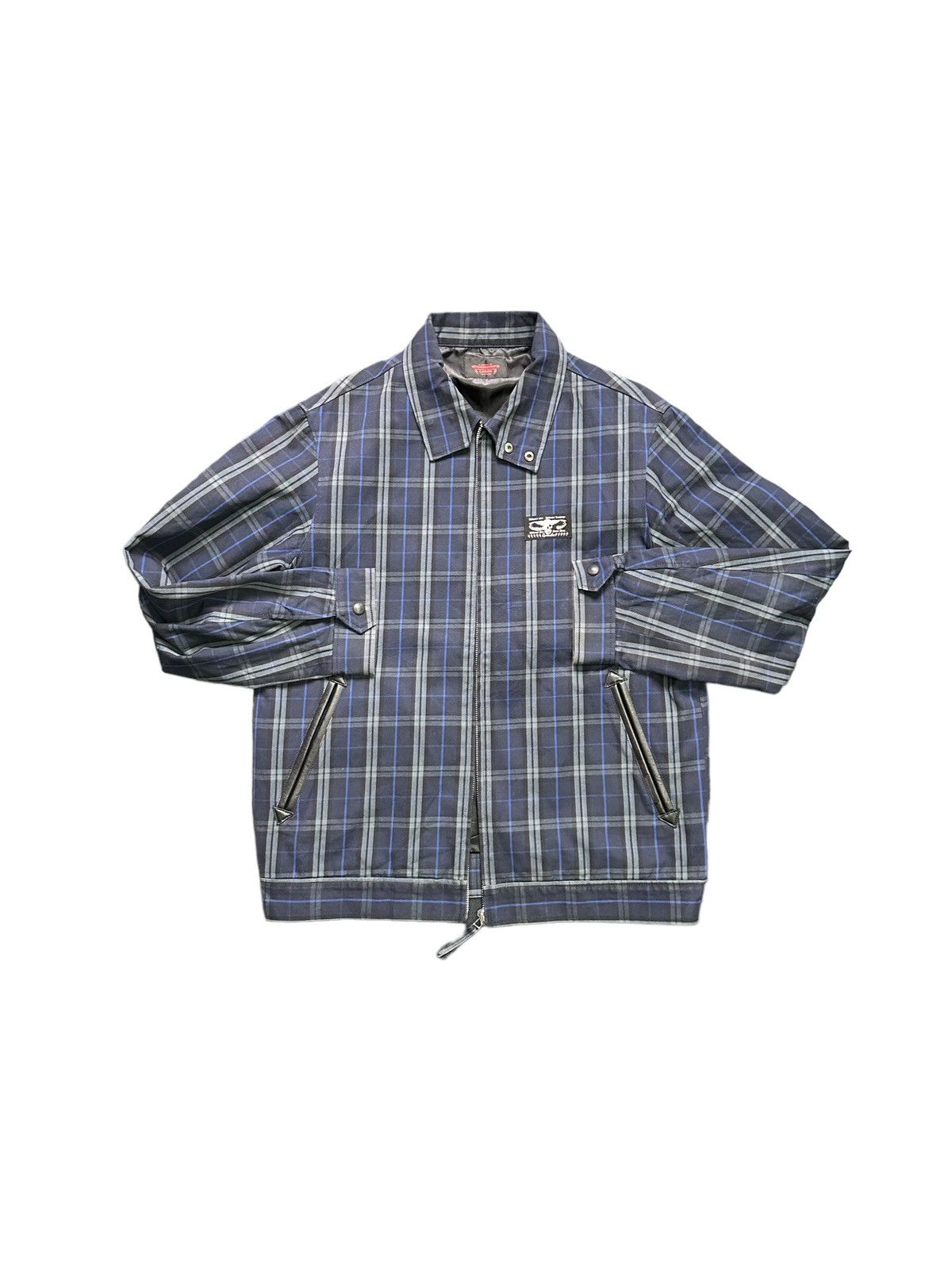 Beauty Beast 00's QUENCH Japan tartan plaid technical jacket Size US L / EU 52-54 / 3 - 7 Thumbnail