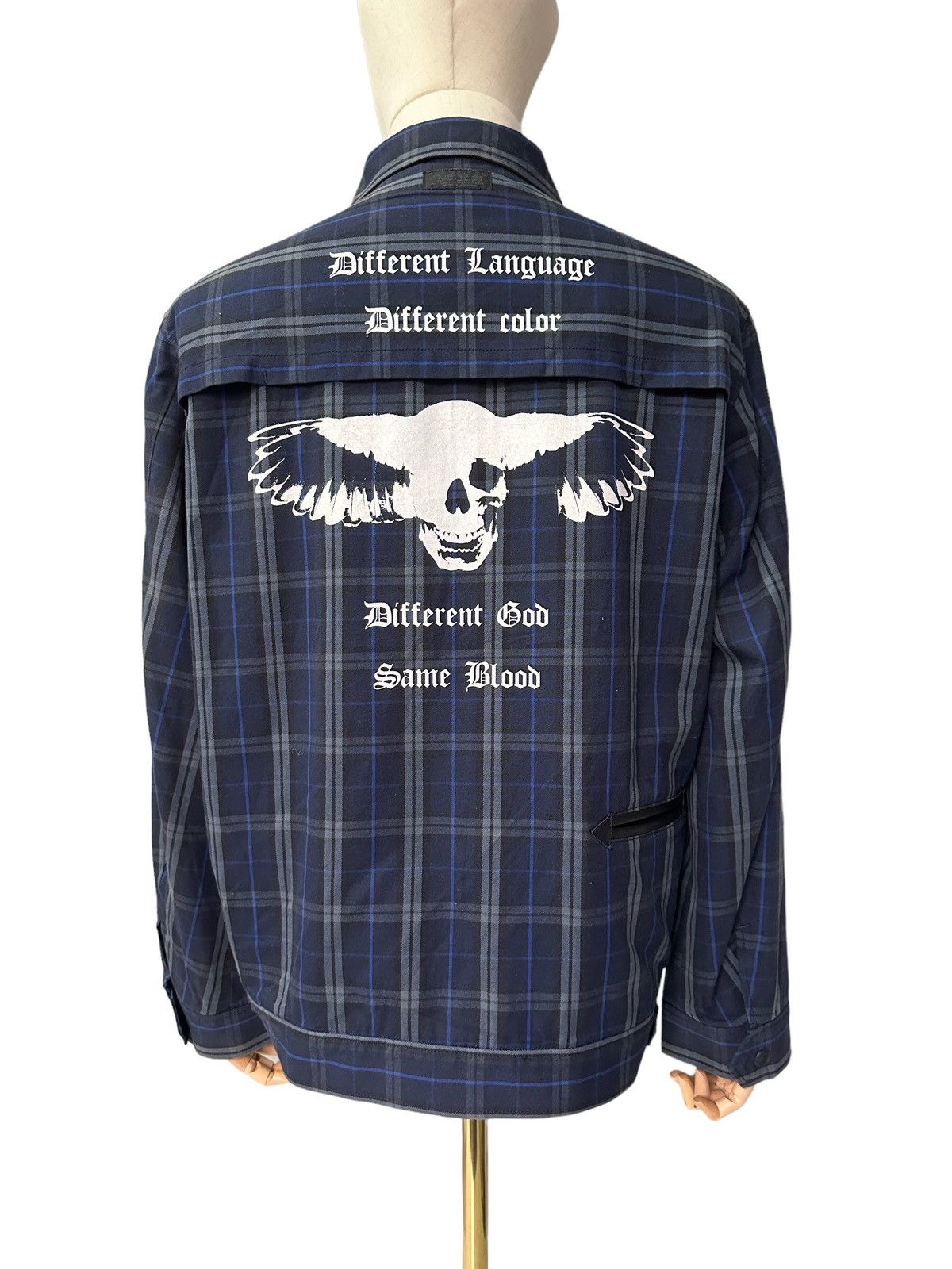 Beauty Beast 00's QUENCH Japan tartan plaid technical jacket Size US L / EU 52-54 / 3 - 13 Thumbnail