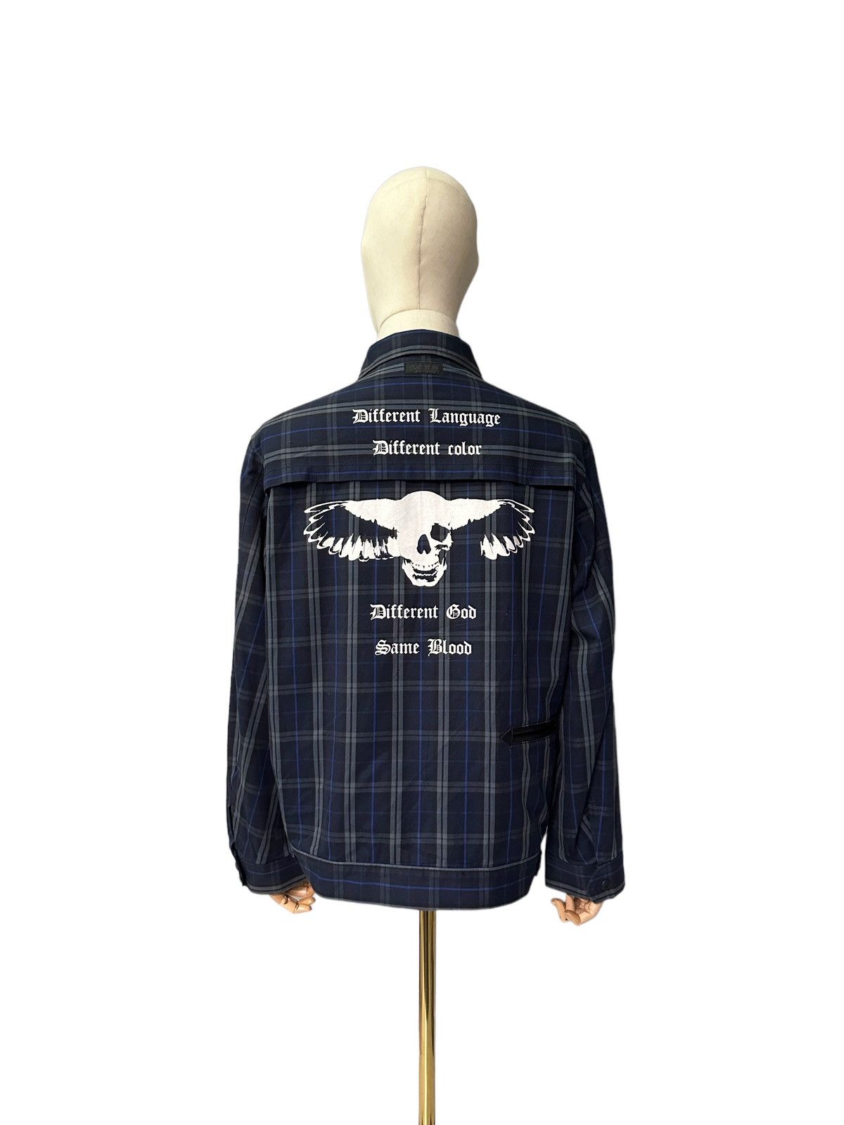 Beauty Beast 00's QUENCH Japan tartan plaid technical jacket Size US L / EU 52-54 / 3 - 12 Thumbnail