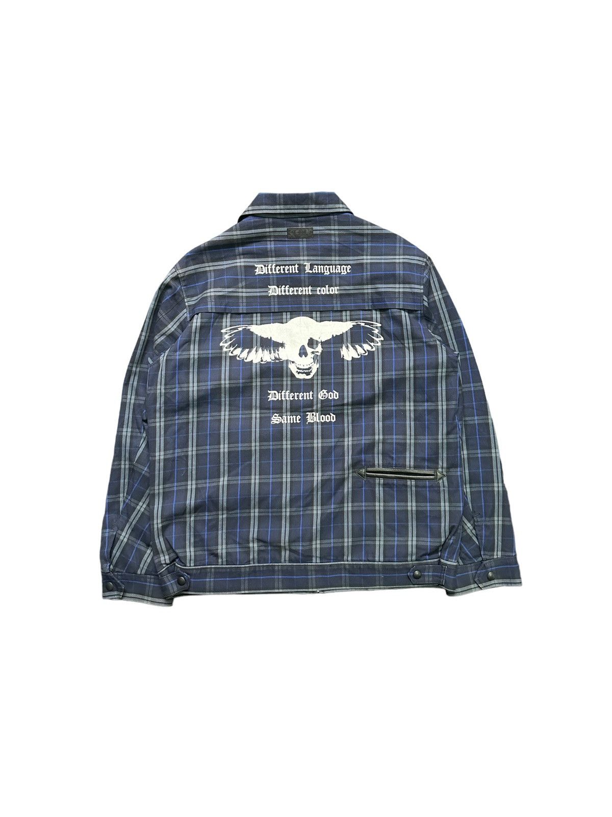 Beauty Beast 00's QUENCH Japan tartan plaid technical jacket Size US L / EU 52-54 / 3 - 2 Thumbnail