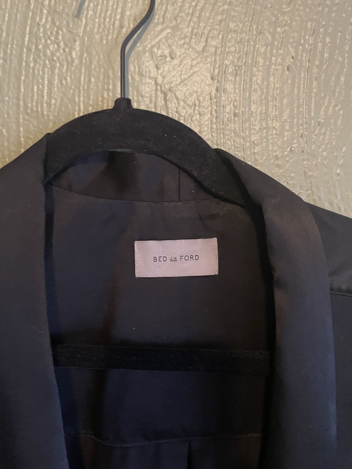 Bed j.w. Ford Shawl collar satin shirt Size US L / EU 52-54 / 3 - 2 Thumbnail