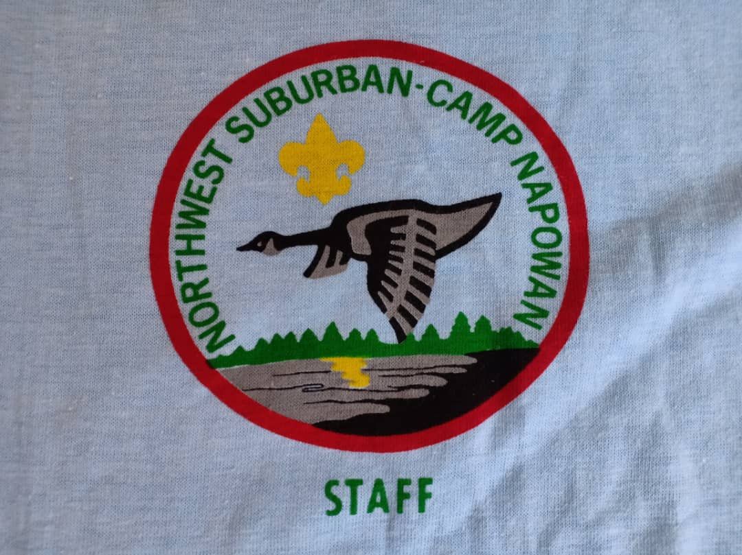 Vintage Vintage 80s Boy Scout Tshirt BSA Ringer Size US L / EU 52-54 / 3 - 1 Thumbnail